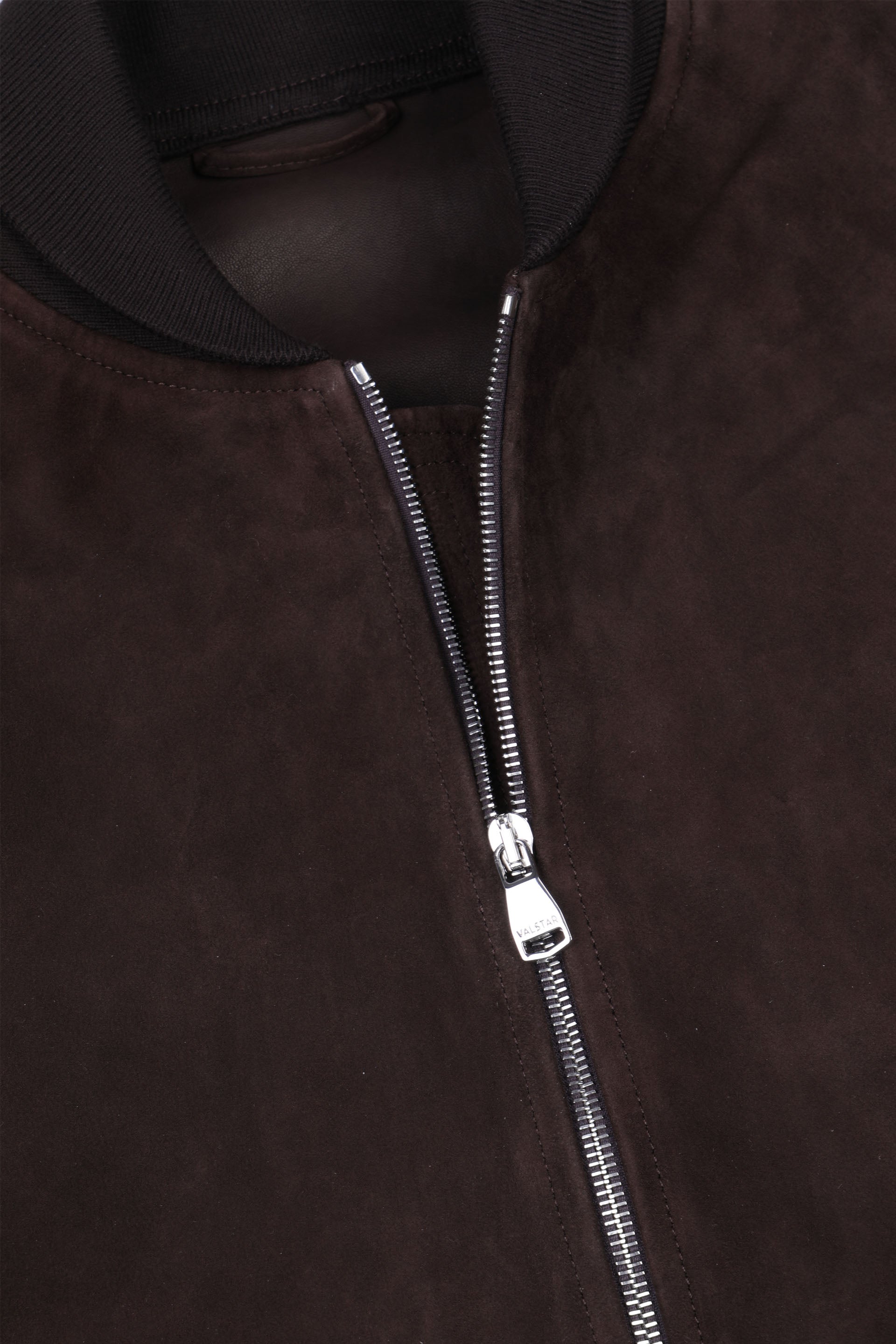GIUBBOTTO COWBOY, FODERATA, SOFT SUEDE - Coffee