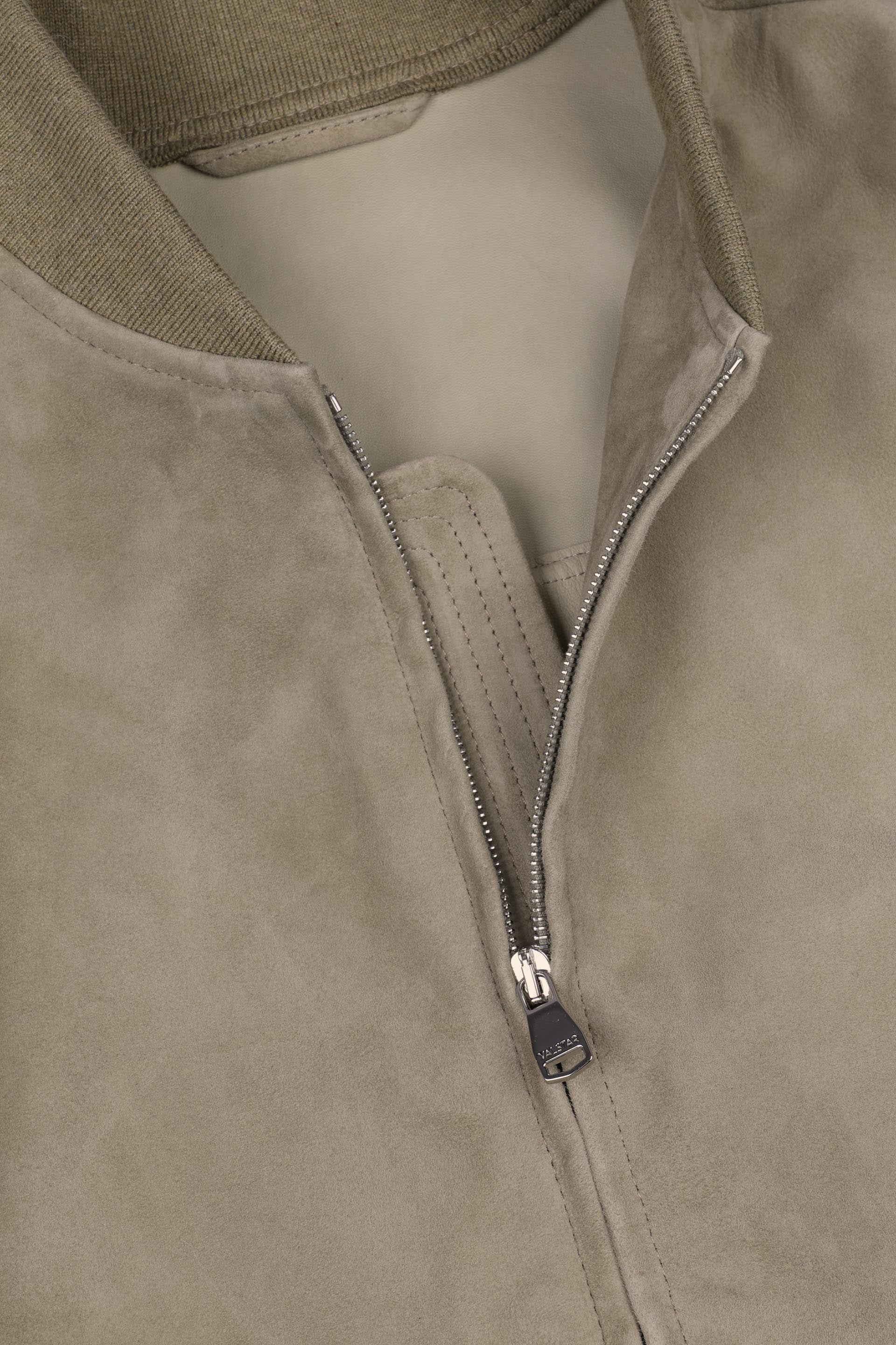 GIUBBOTTO BOMBER, SFODERATO, LIGHT SOFT SUEDE - Cumino