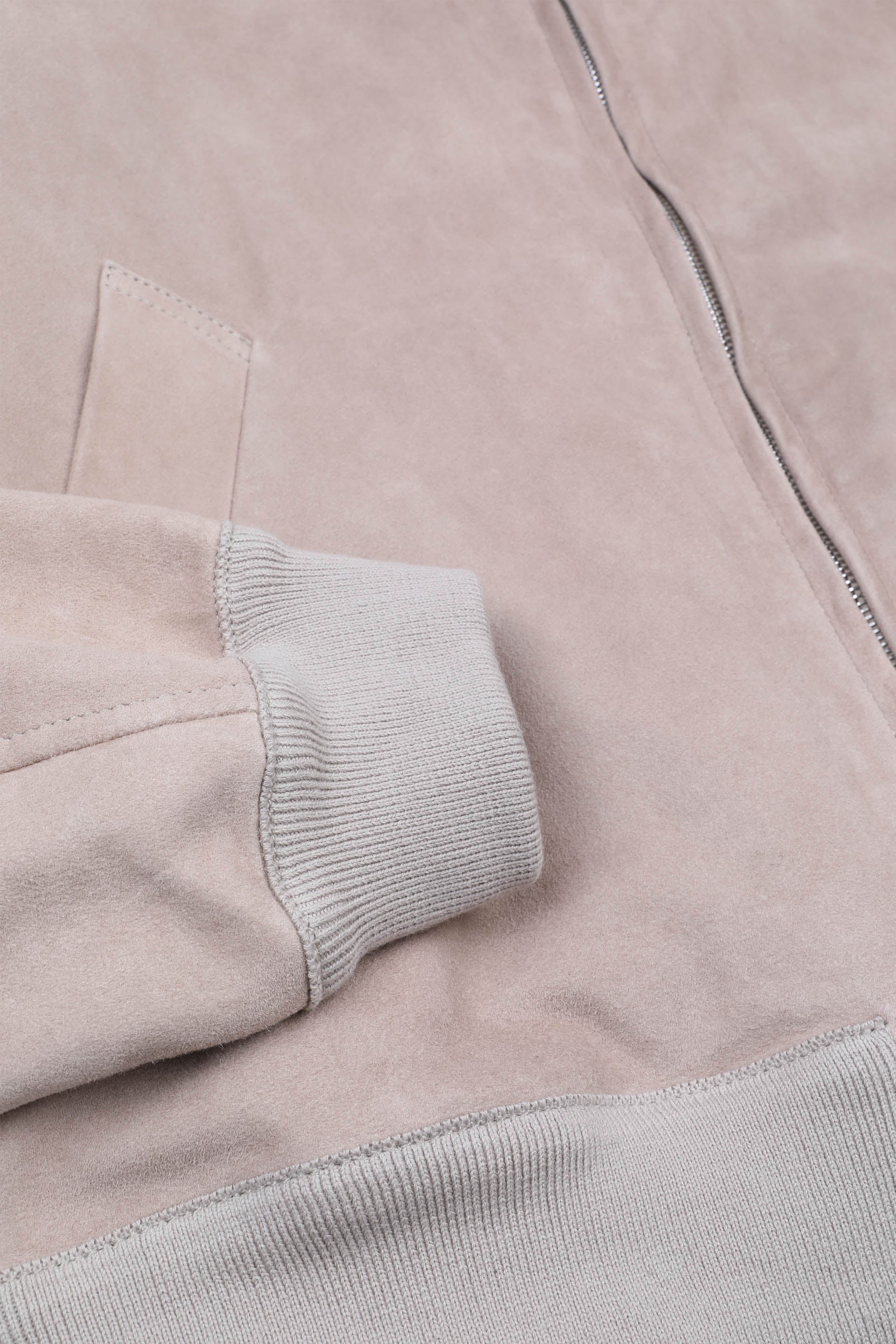 GIUBBOTTO BOMBER, SFODERATO, LIGHT SOFT SUEDE - Canvas