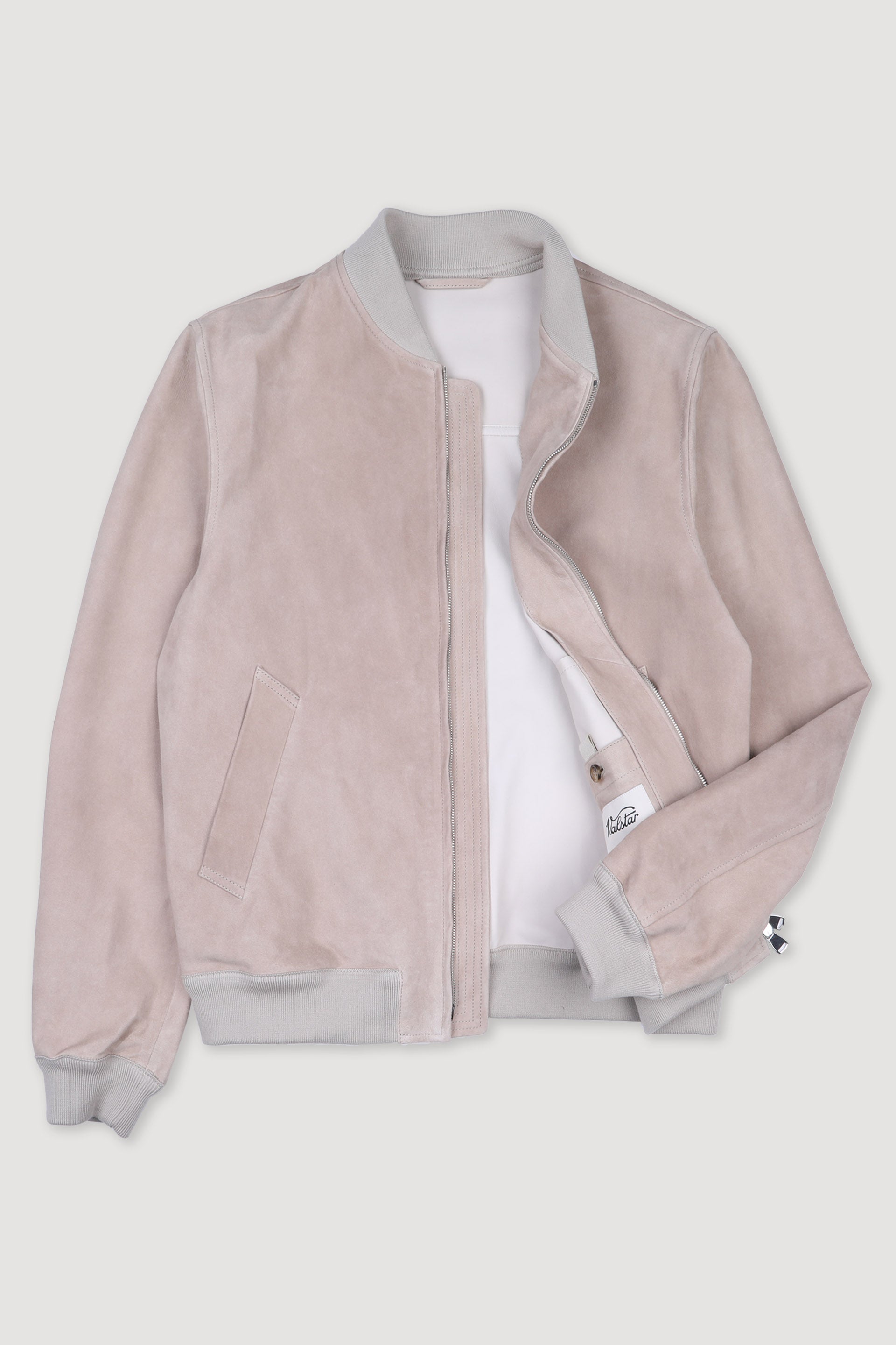 GIUBBOTTO BOMBER, SFODERATO, LIGHT SOFT SUEDE - Canvas