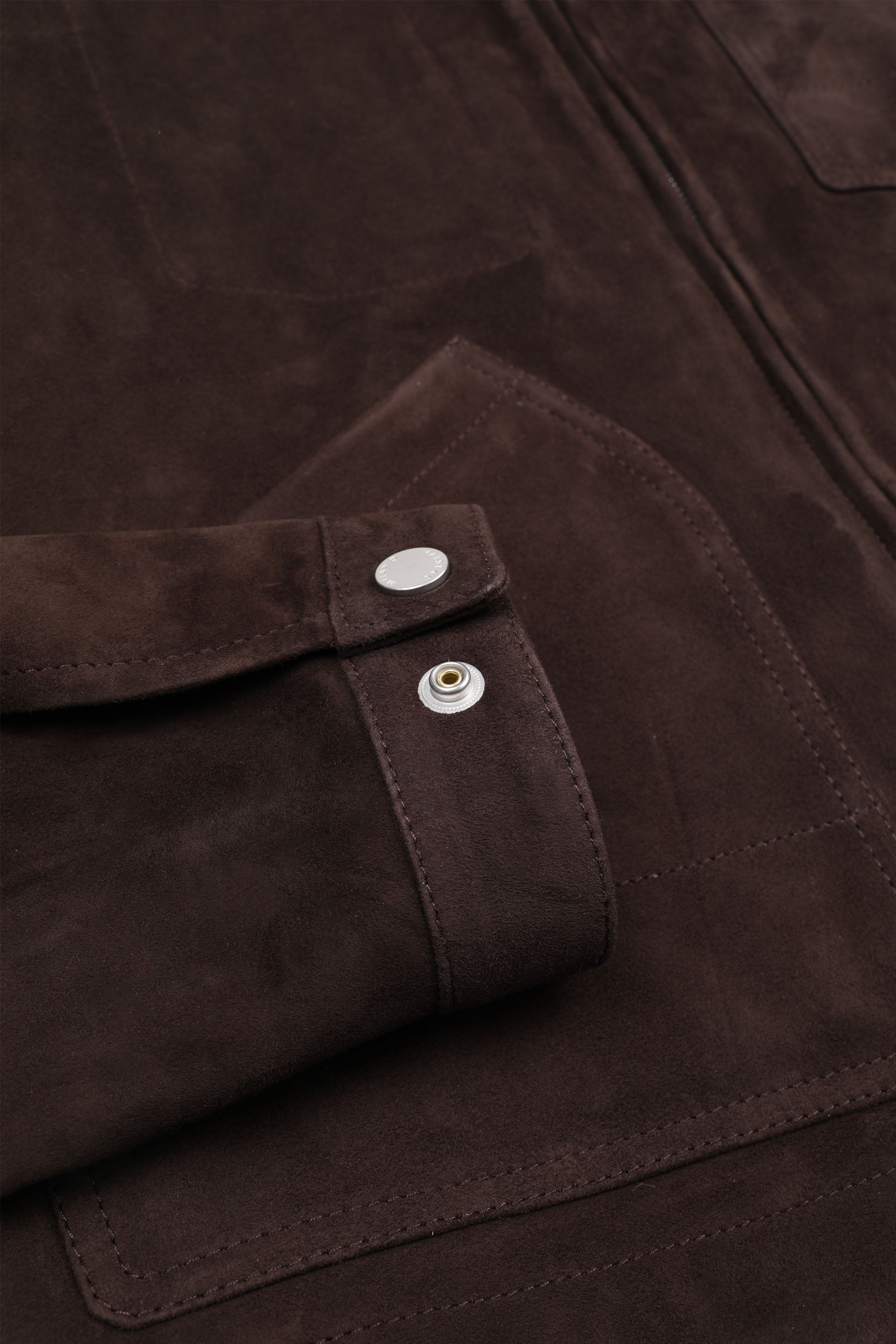 Giubbotto Brad in suede, sfoderato. Marrone - Caffè