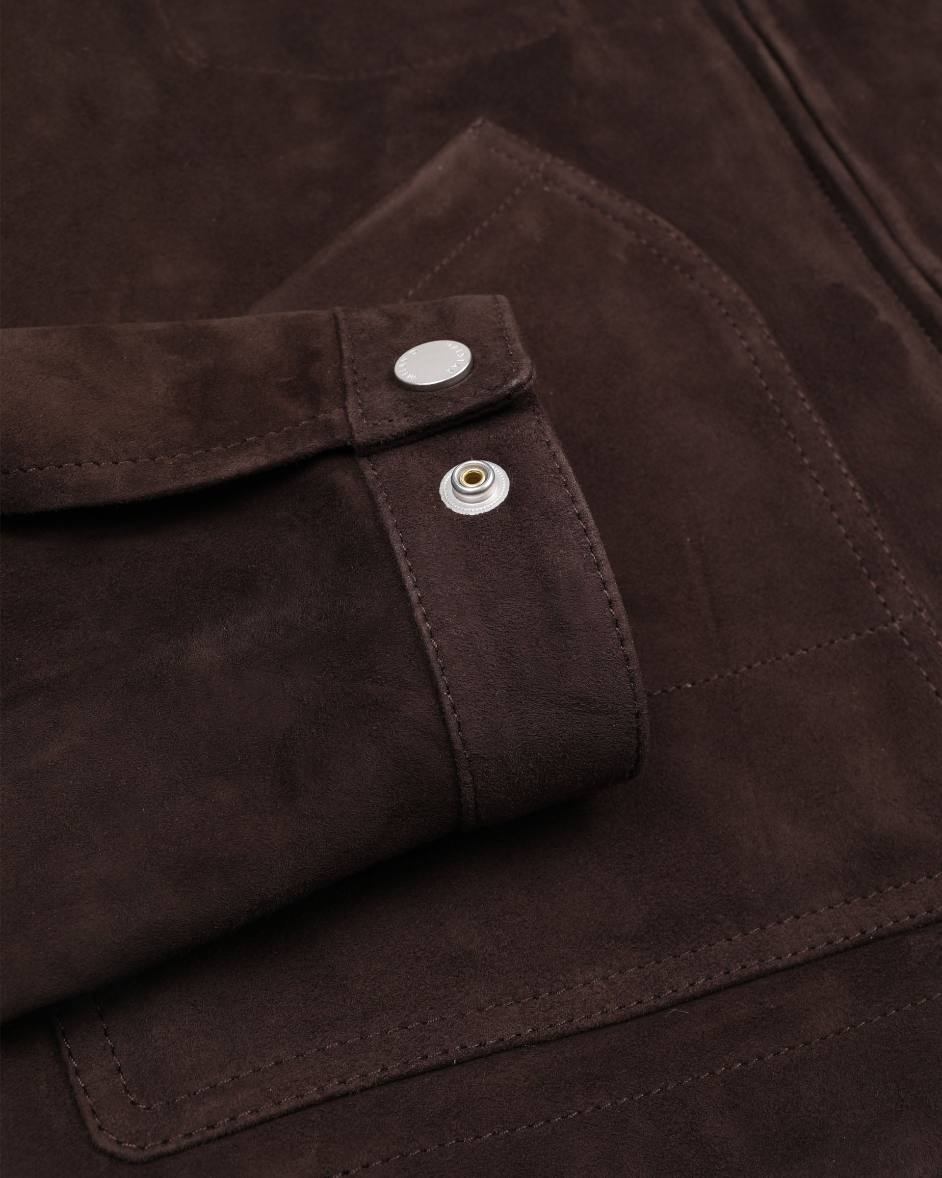 Giubbotto Brad in suede, sfoderato. Marrone - Caffè