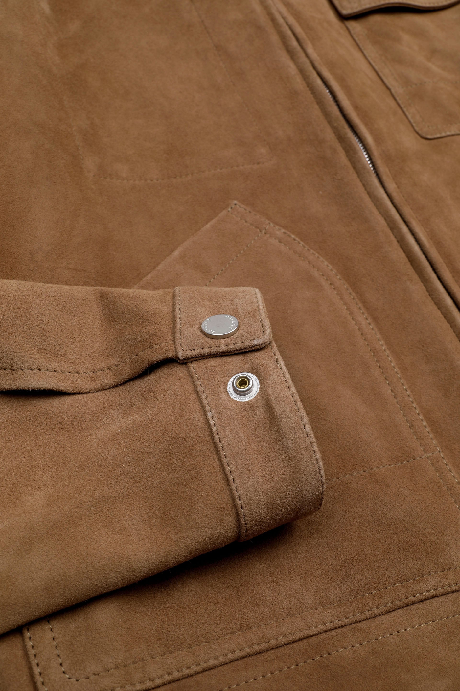 Giubbotto Brad in suede, sfoderato. Beige - Arachide