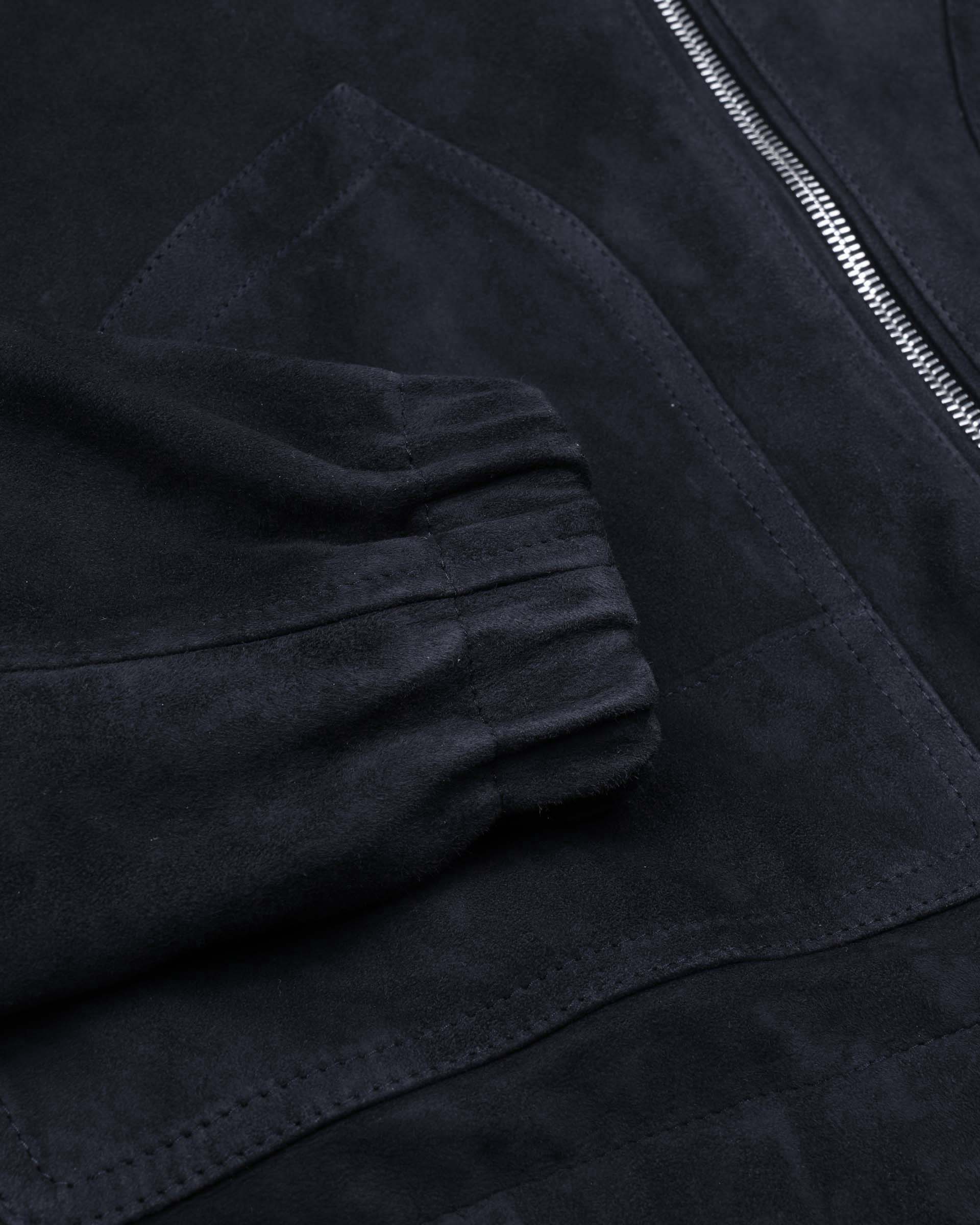 Giubbotto Coyle reversibile con cappuccio in suede e tessuto waterproof - Blu