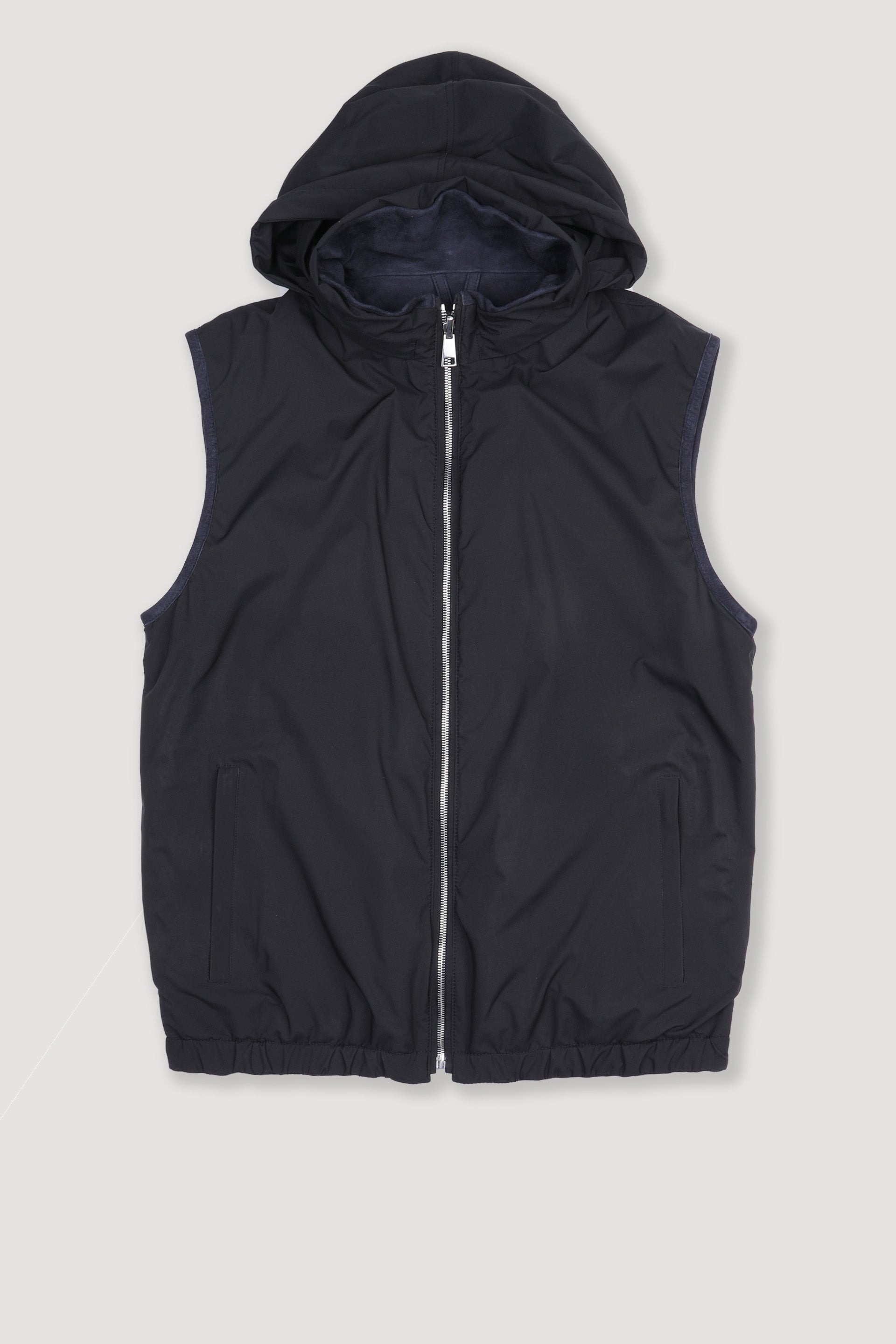 Smanicato Foley reversibile in suede e tessuto waterproof - Blu
