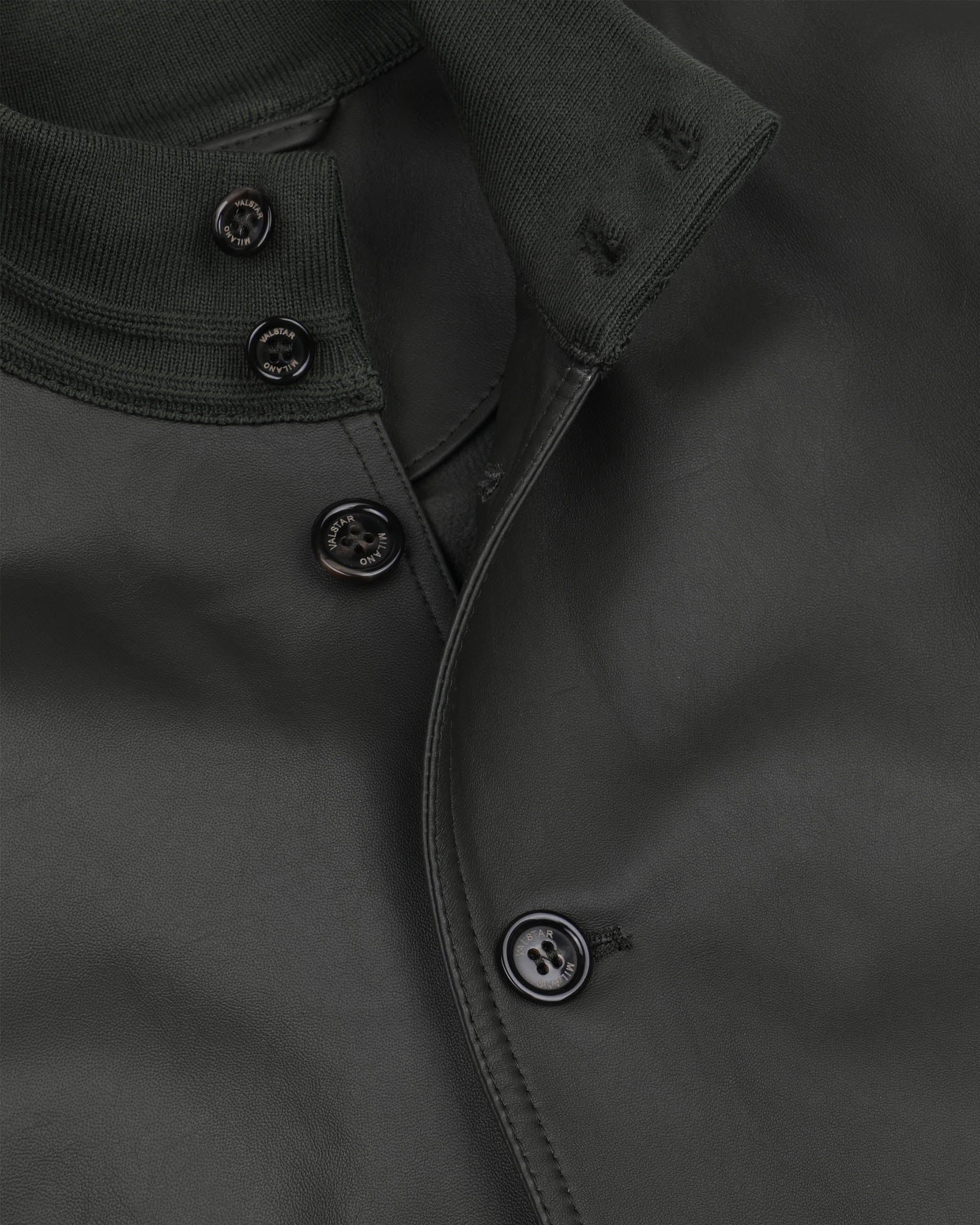 Giubbotto Valstarino in nappa, sfoderato. Verde - Caccia