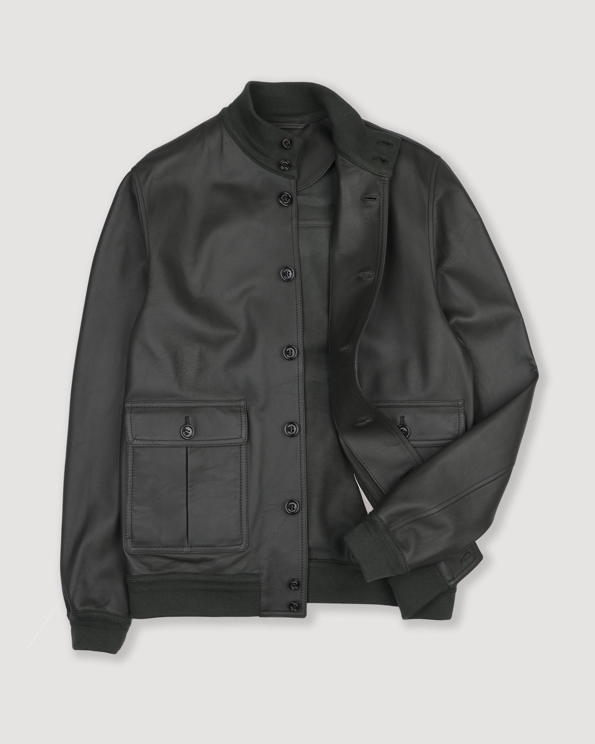 Giubbotto Valstarino in nappa, sfoderato. Verde - Caccia