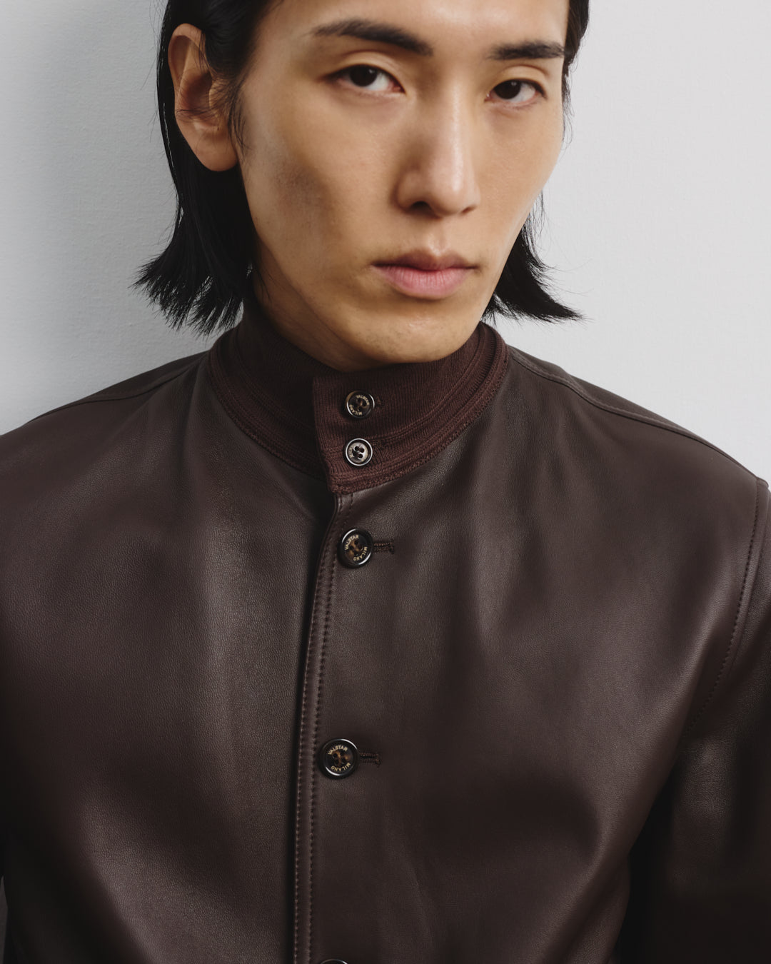 Giubbotto Valstarino in nappa, sfoderato. Marrone - Caffè