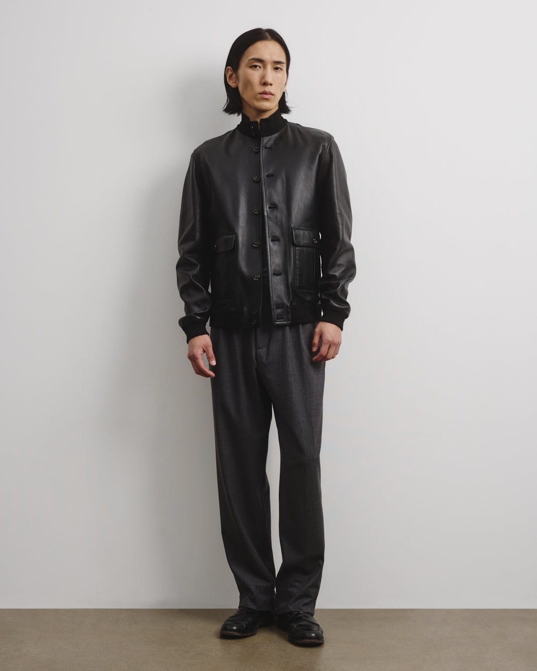 Giubbotto Valstarino in nappa, sfoderato - Black