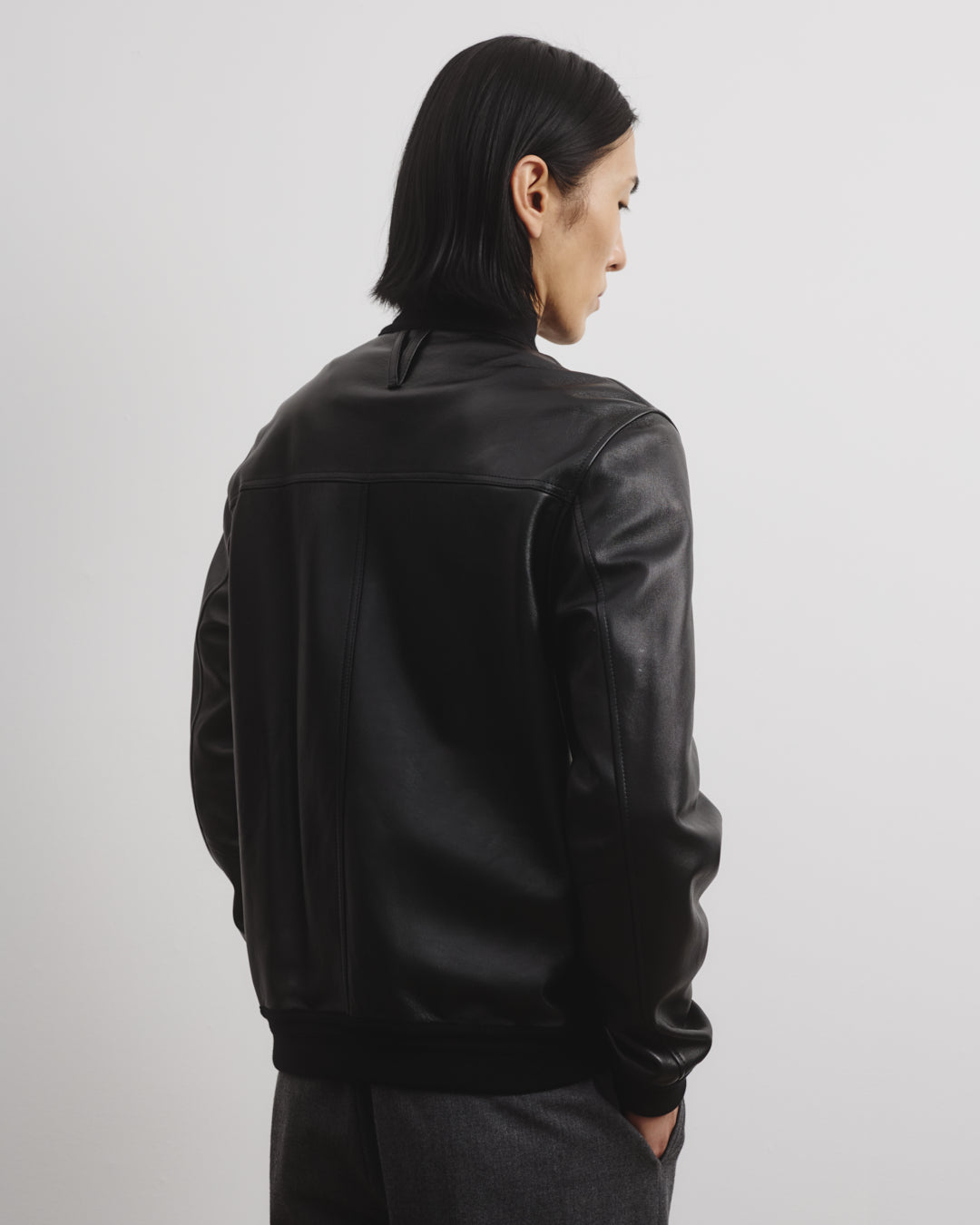 Giubbotto Valstarino in nappa, sfoderato - Black