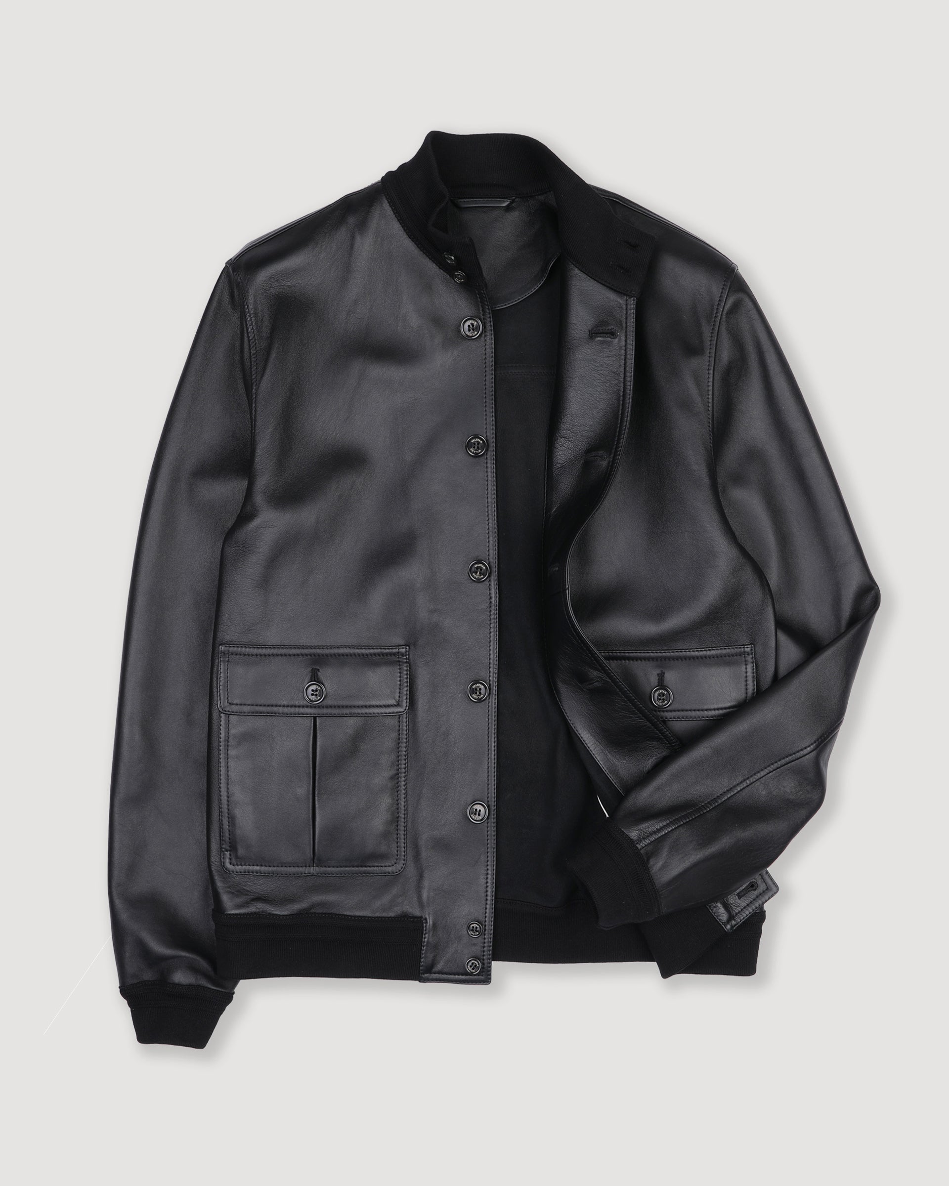 Giubbotto Valstarino in nappa, sfoderato - Black