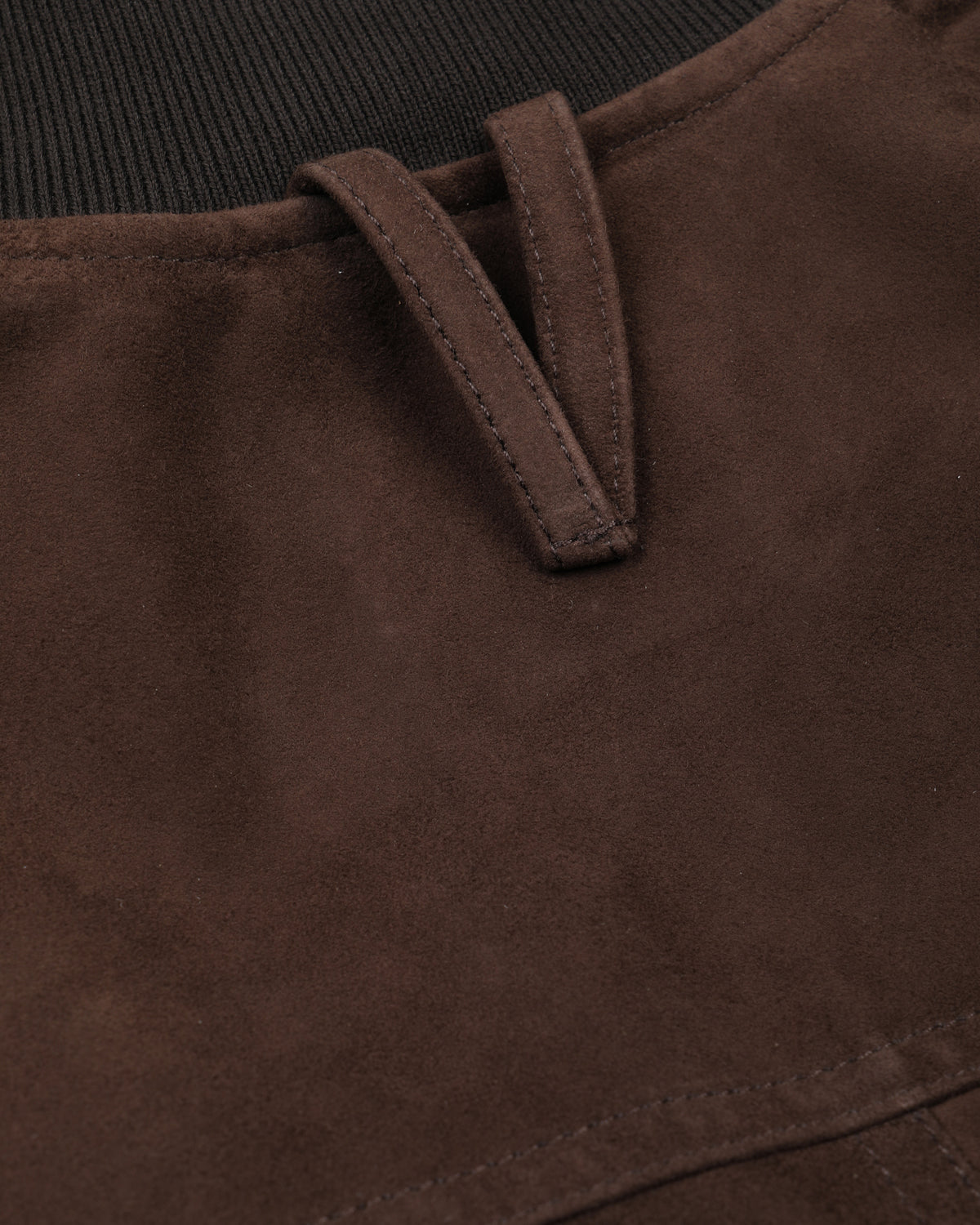 Giubbotto Valstarino reversibile in suede e tessuto tecnico waterproof. Marrone - Caffè/Militare