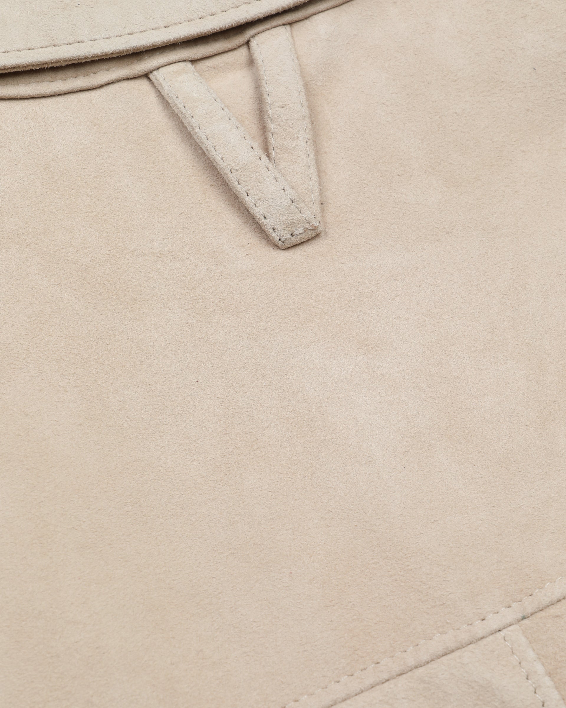 Giubbotto bomber Stan in suede sfoderato. Beige - Sisal