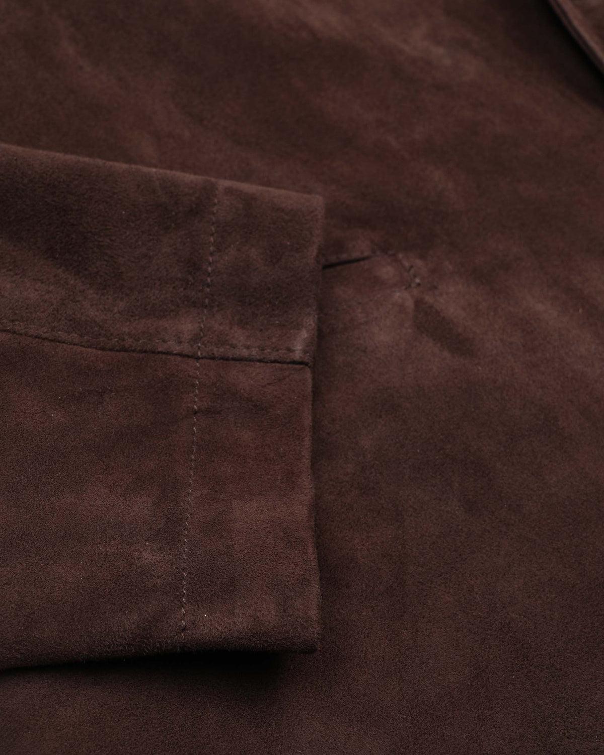 Blazer Miller in suede, sfoderato. Marrone - Caffè