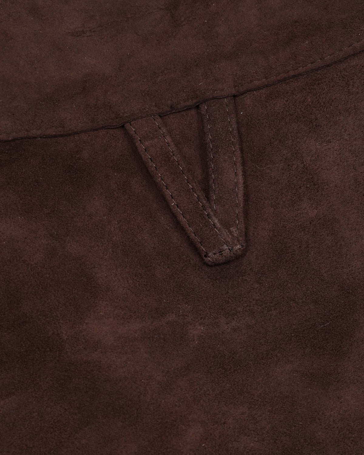 Blazer Miller in suede, sfoderato. Marrone - Caffè