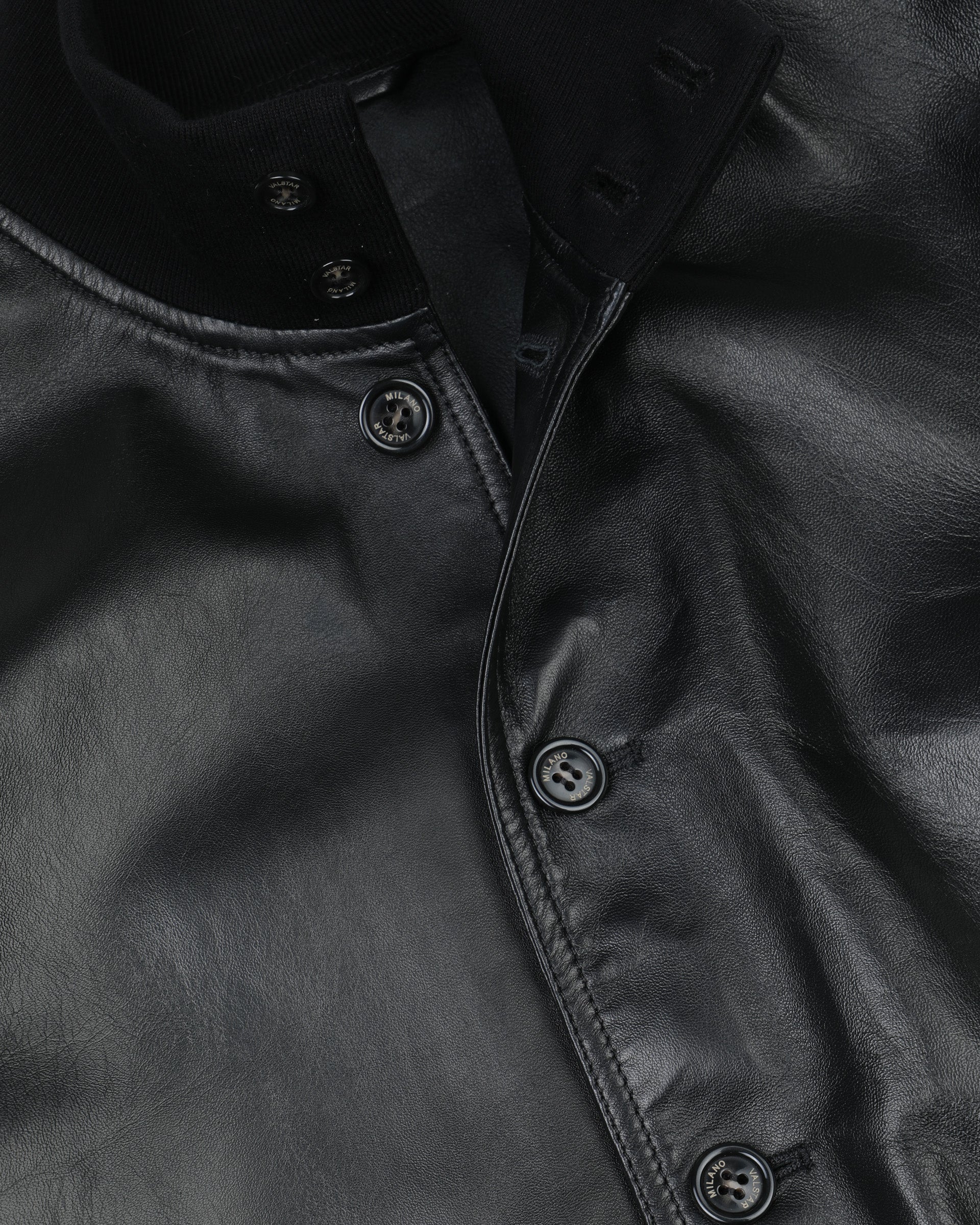 Giubbotto Valstarino in nappa, sfoderato. Nero - Black