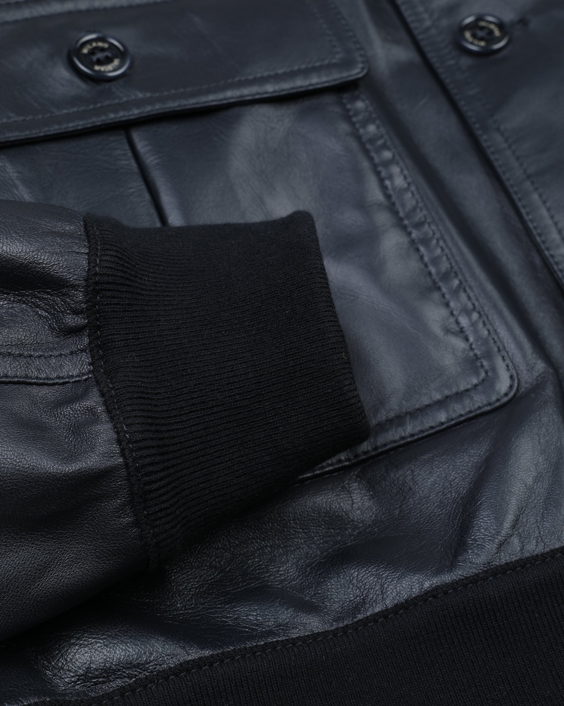 Giubbotto Valstarino in nappa, sfoderato. Blu - Navy