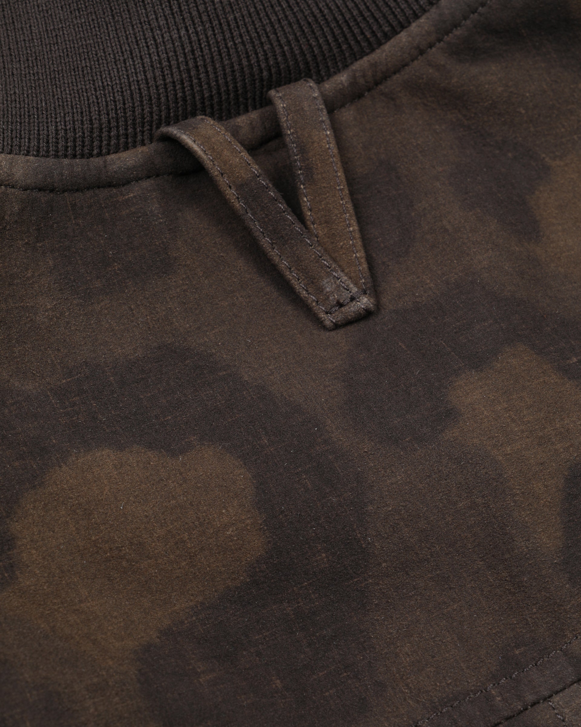 Giubbotto Valstarino in suede stampato fantasia camouflage, sfoderato - Camouflage