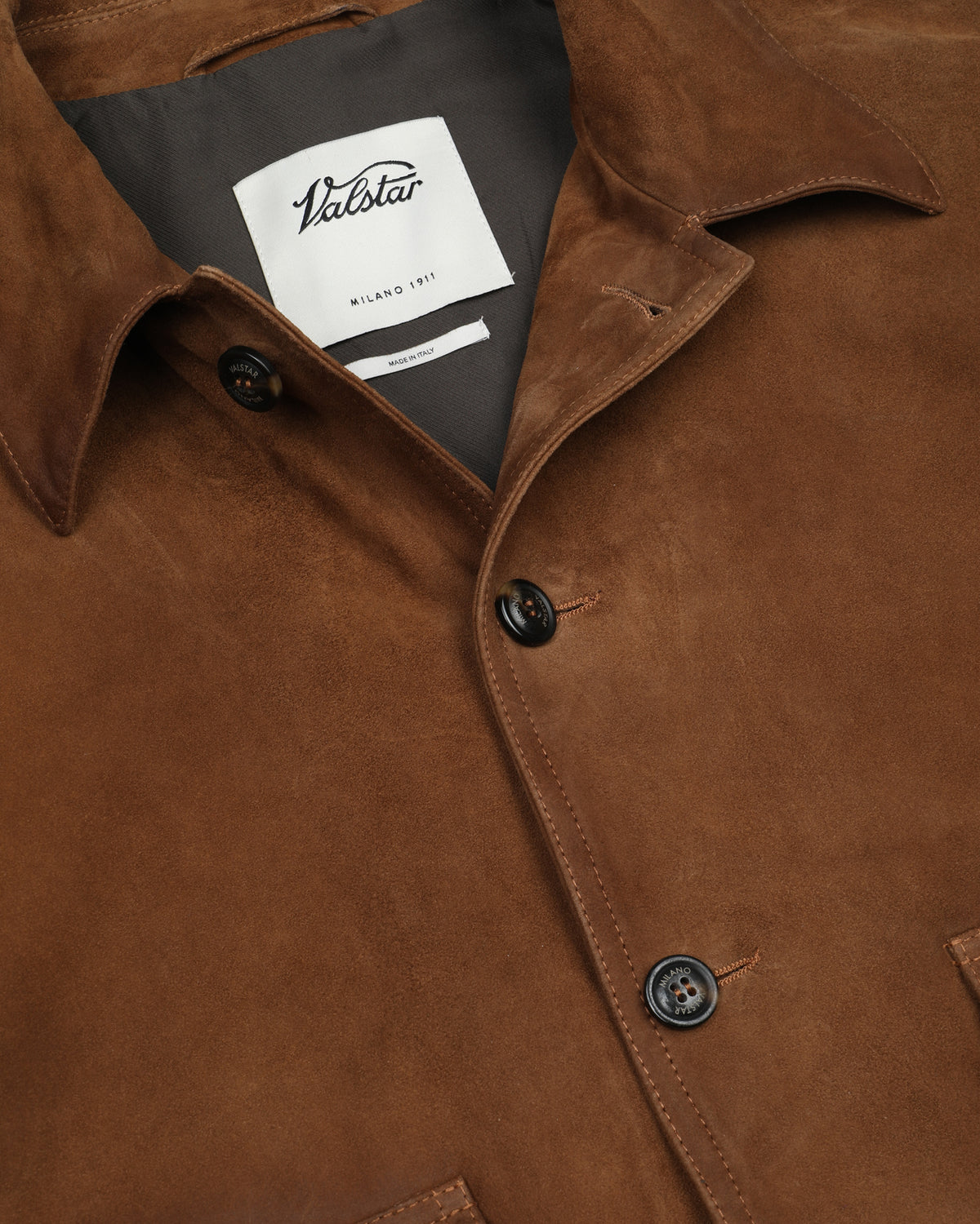 Giubbotto bomber Colin in suede, foderato. Marrone - Tobacco