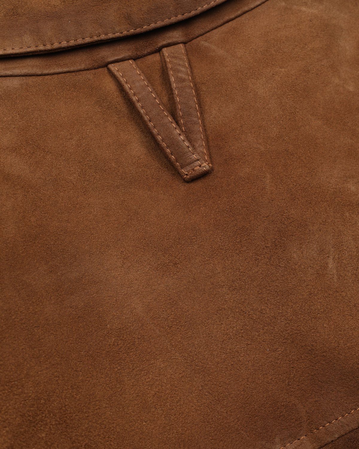 Giubbotto bomber Colin in suede, foderato. Marrone - Tobacco