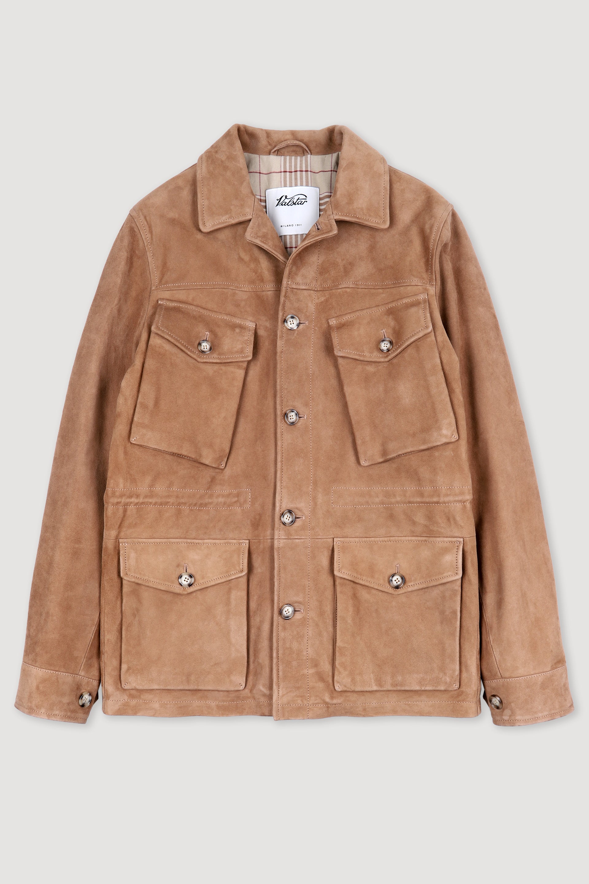 GIUBBOTTO INBOTTITO, SUEDE - Arachide