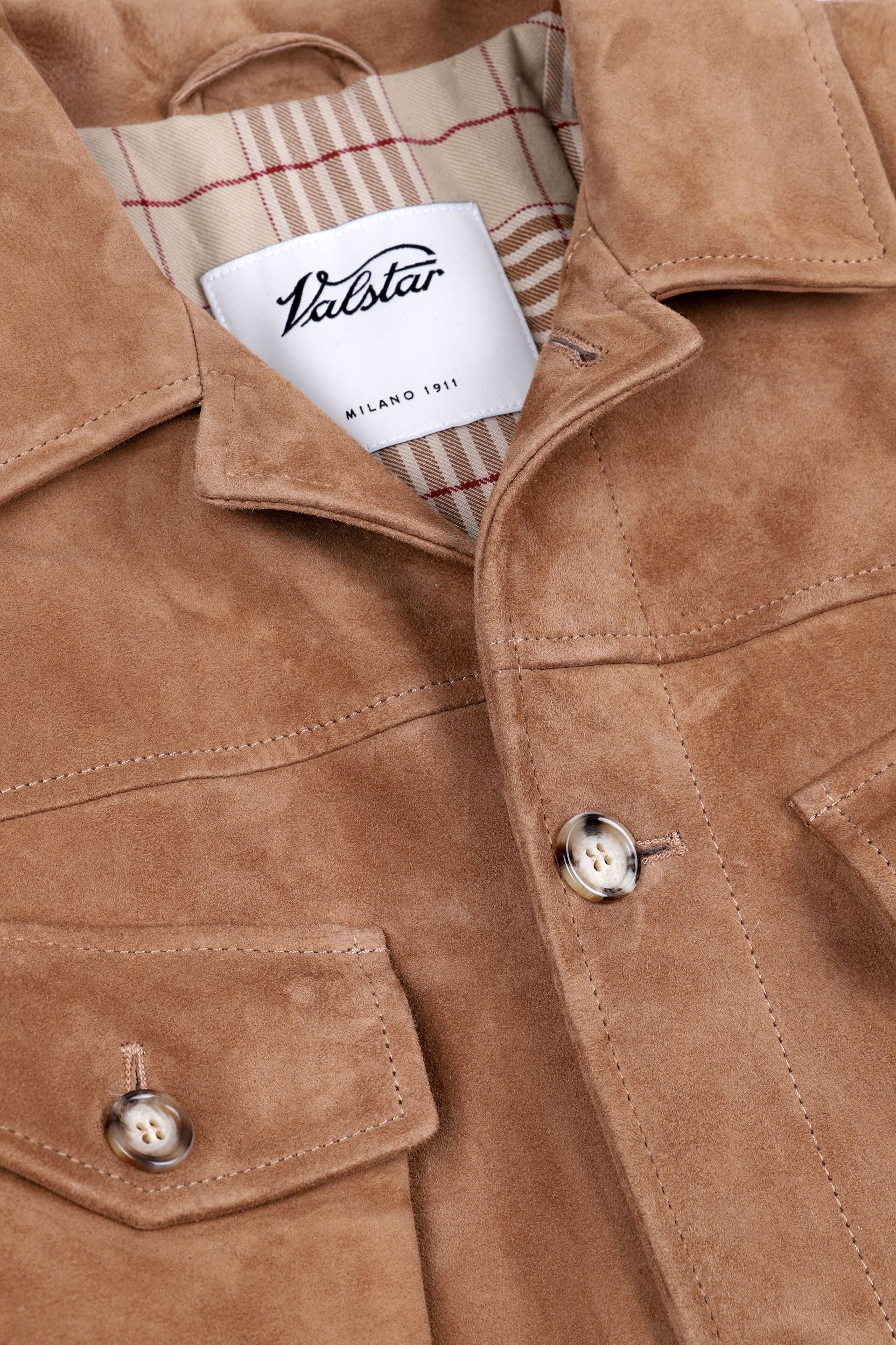 GIUBBOTTO INBOTTITO, SUEDE - Arachide