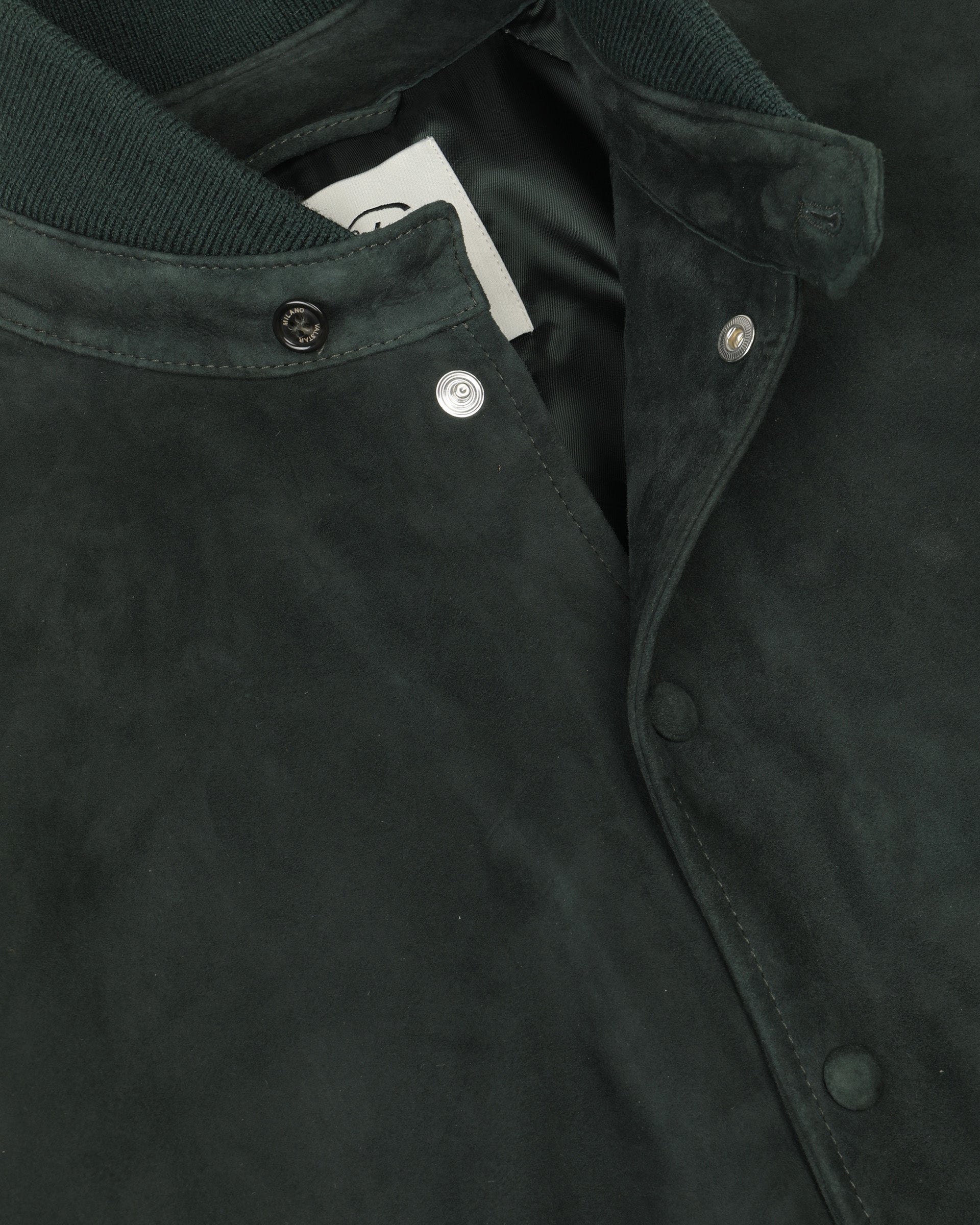 Giubbotto bomber Voyd in suede, imbottito. Verde - Verdone