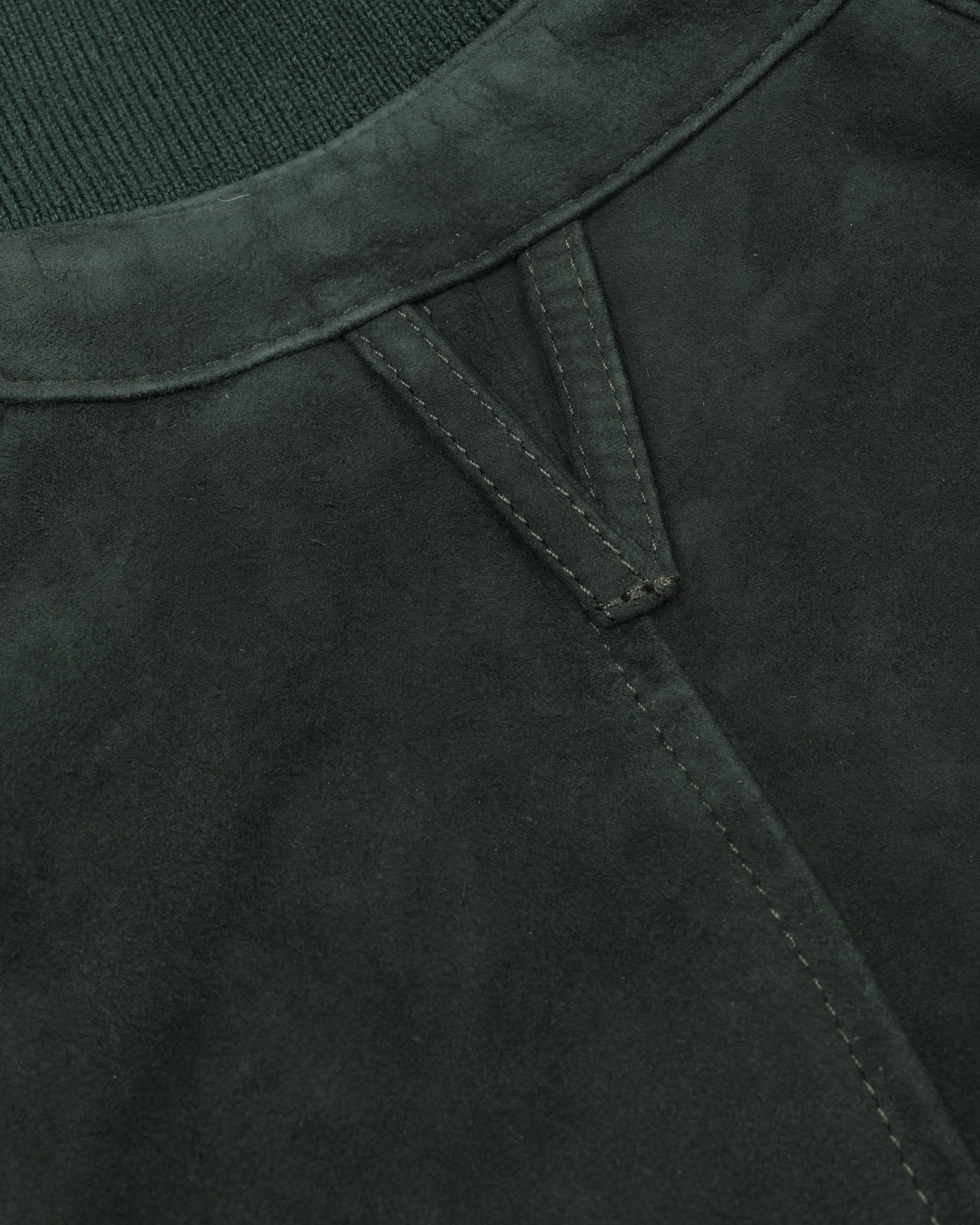 Giubbotto bomber Voyd in suede, imbottito. Verde - Verdone
