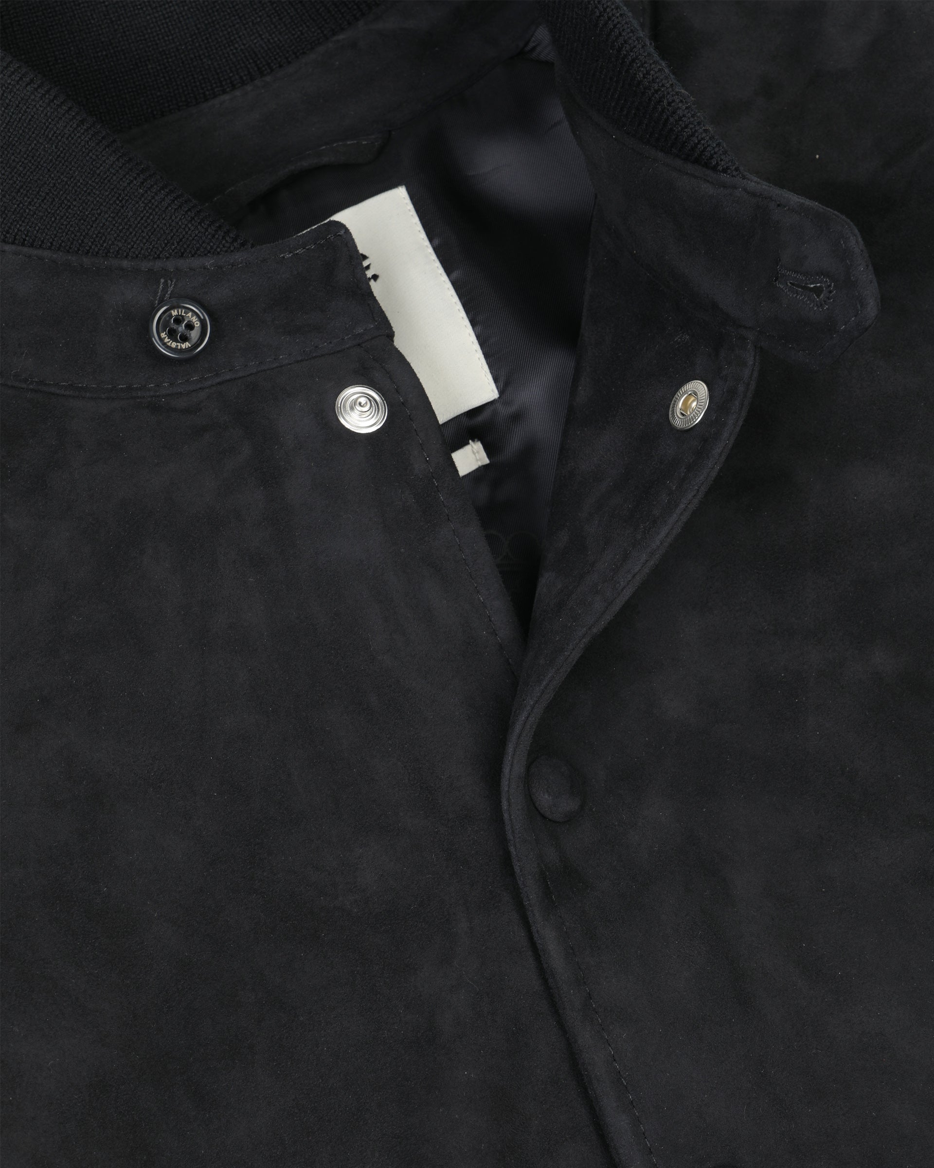 Giubbotto bomber Voyd in suede, imbottito. Blu - Dark blue