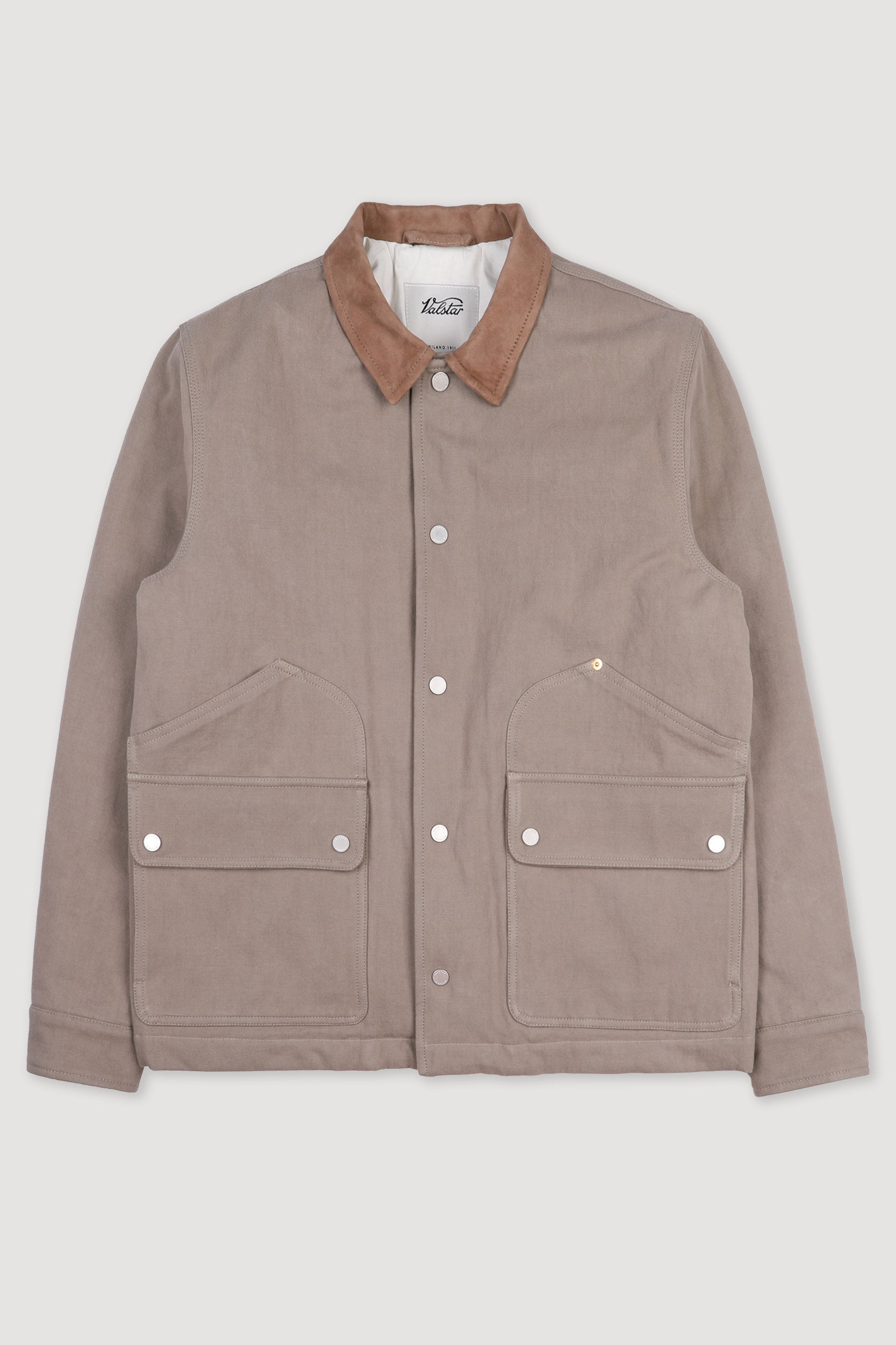 PETER WORK JACKET, IMBOTTITA, DRILL FABRIC - Coloniale