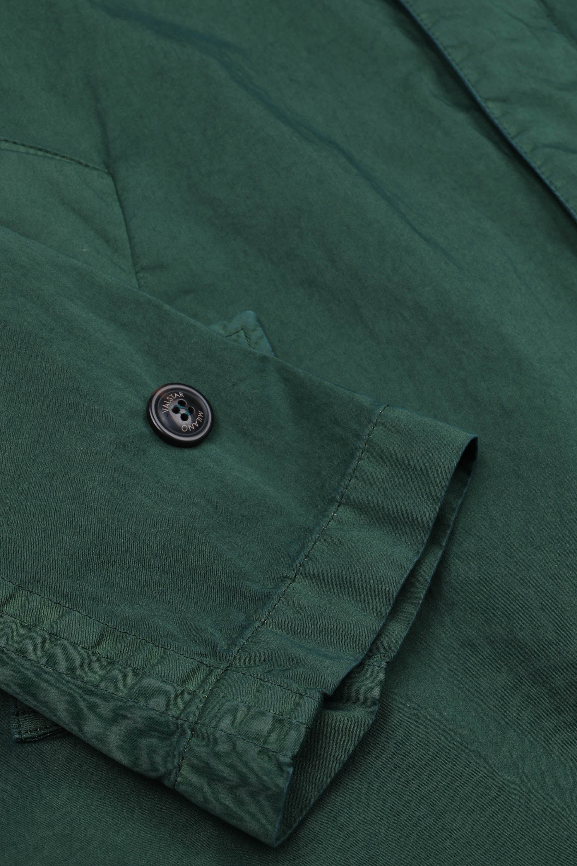Trench Torino in cotone misto nylon, sfoderato. Verde - Conifera