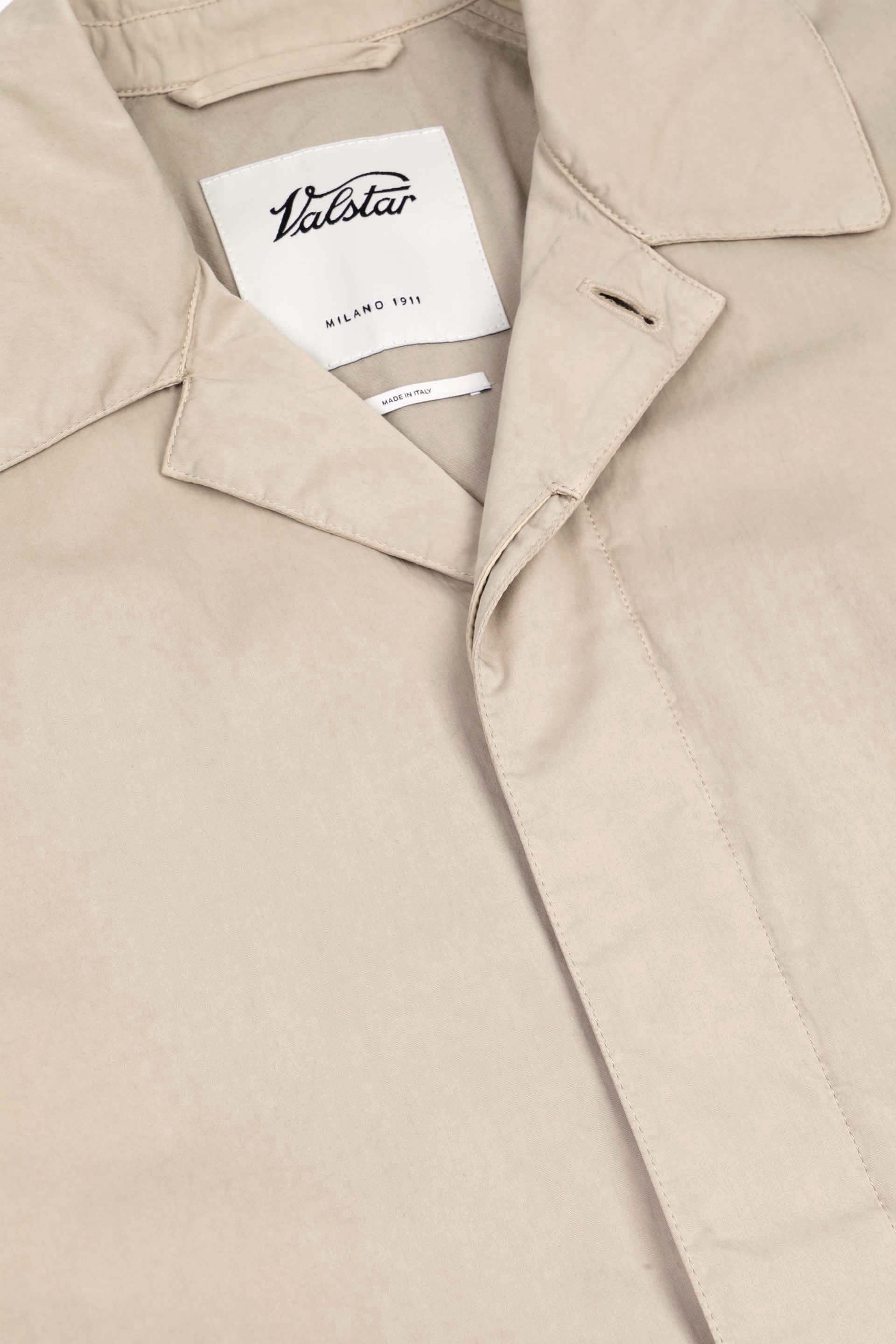 Trench Torino in cotone misto nylon, sfoderato. Beige - Sable