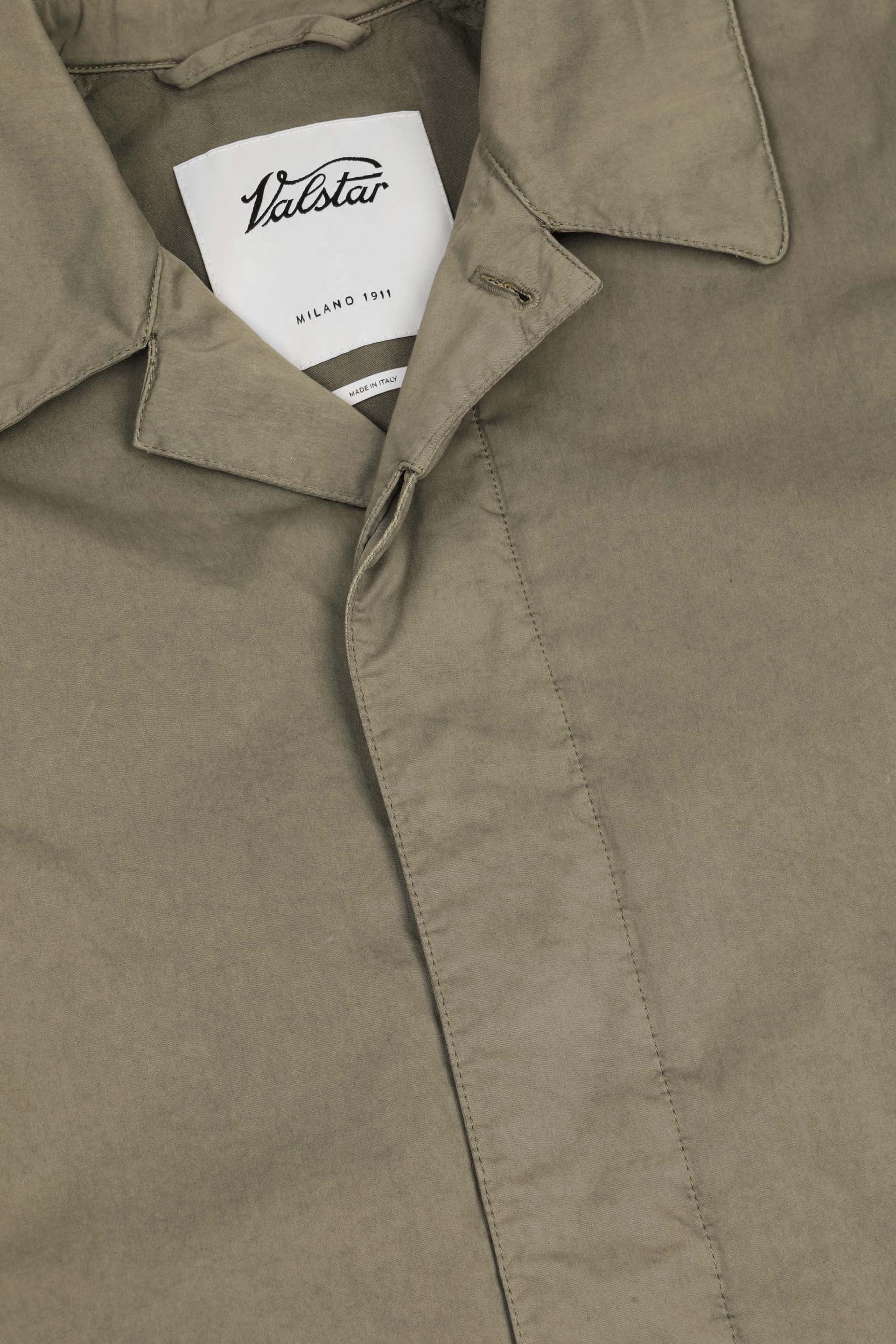 Trench Torino in cotone misto nylon, sfoderato. Verde - Soldier