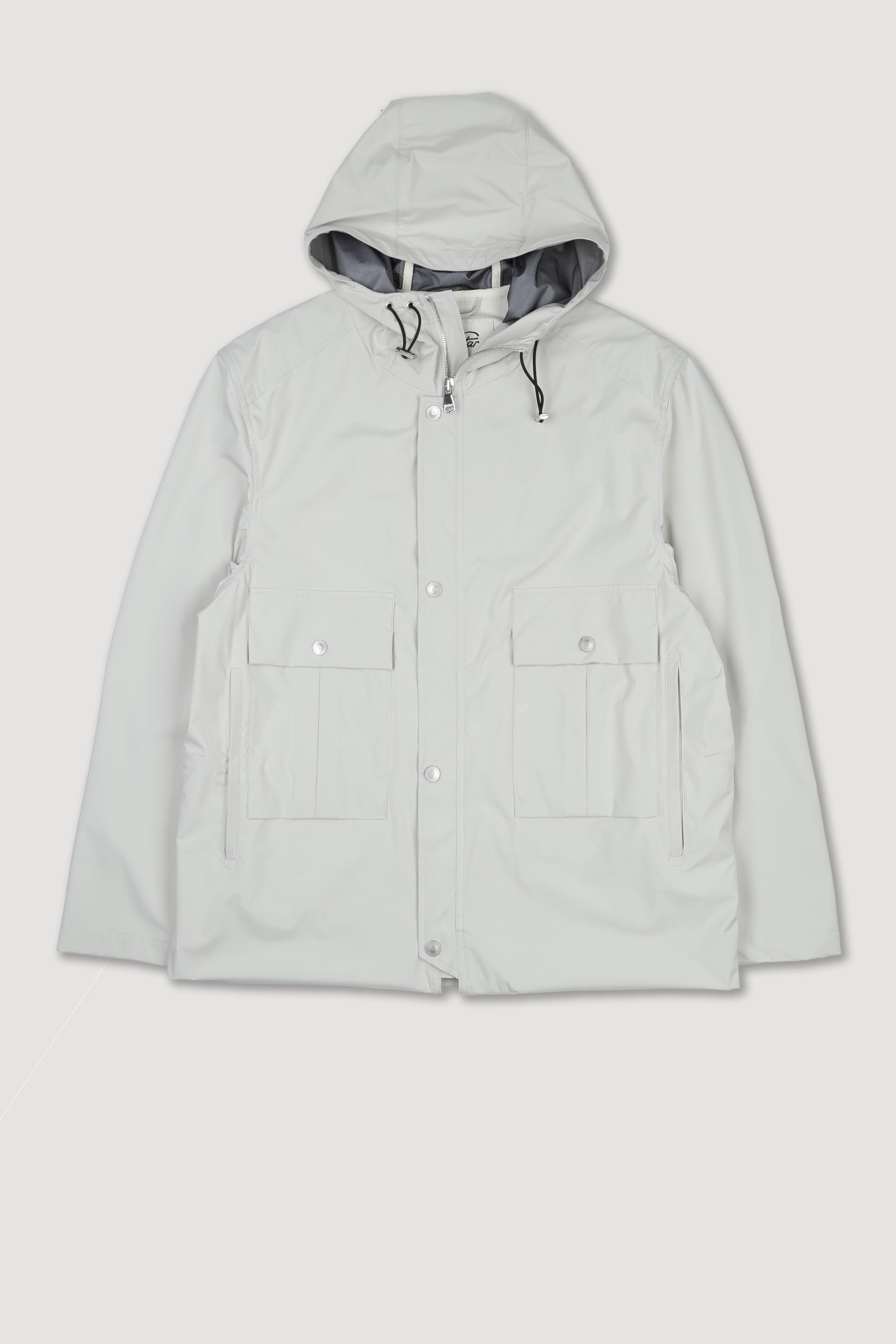 Parka Gardiner in microfibra accoppiata a 3 strati, waterproof. Grigio - Canvas