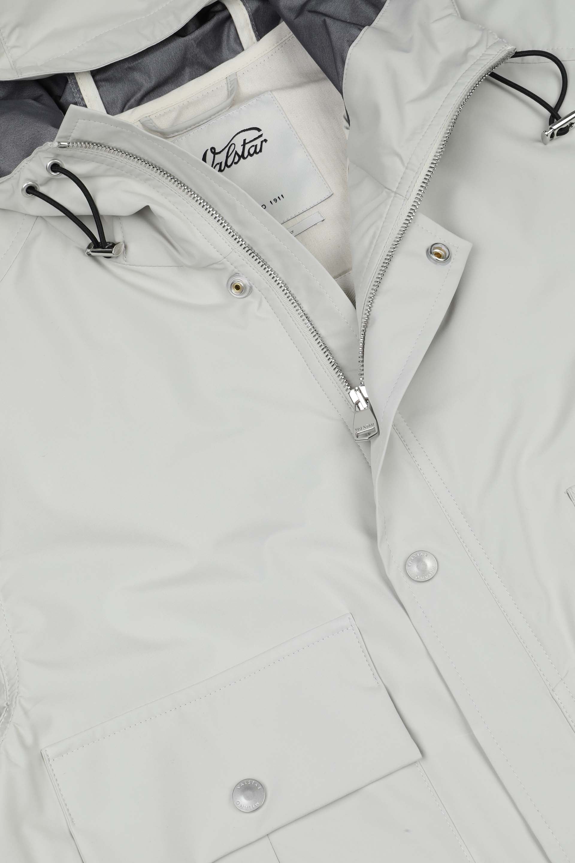 Parka Gardiner in microfibra accoppiata a 3 strati, waterproof. Grigio - Canvas