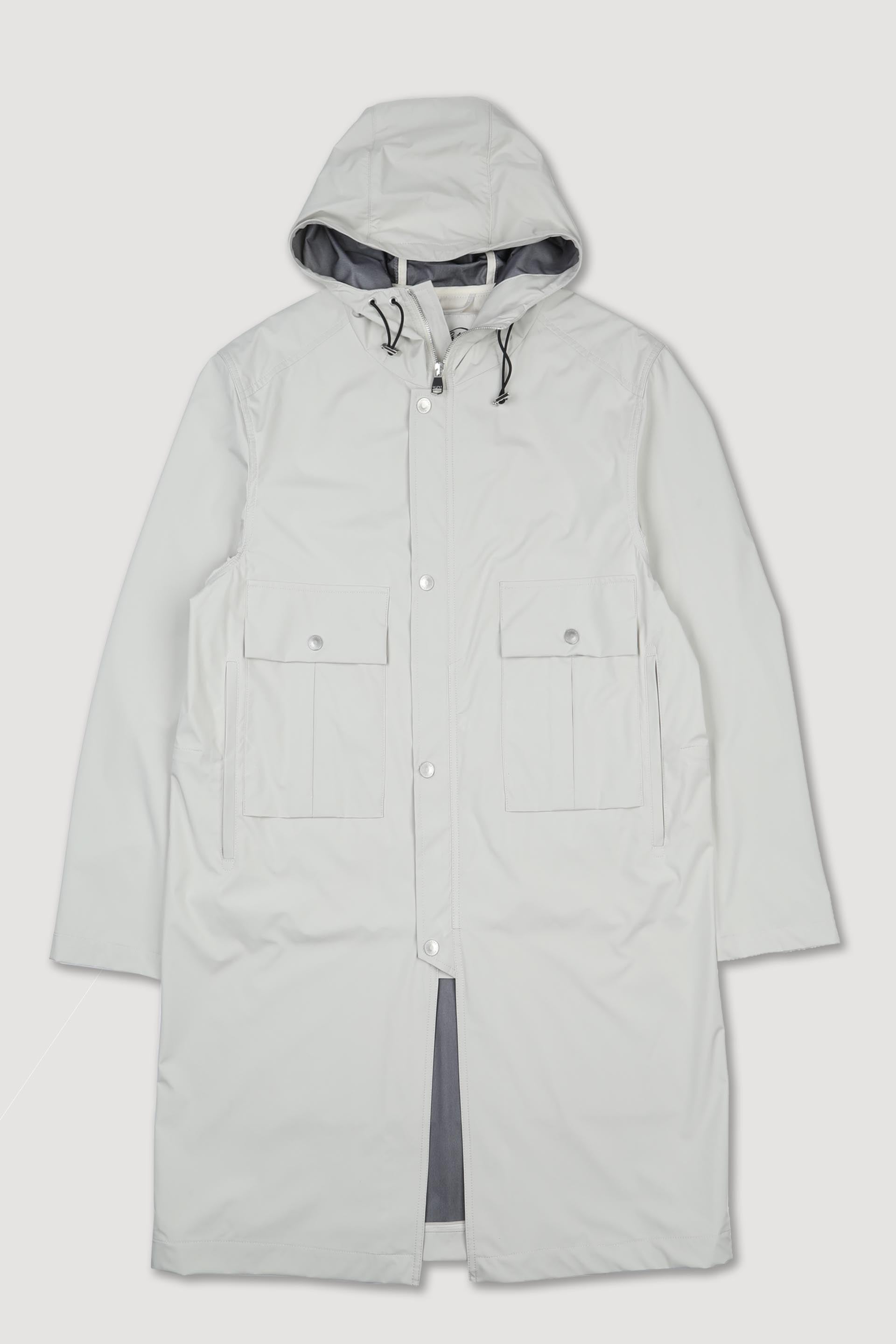 Parka Gardiner in microfibra accoppiata a 3 strati, waterproof. Grigio - Canvas
