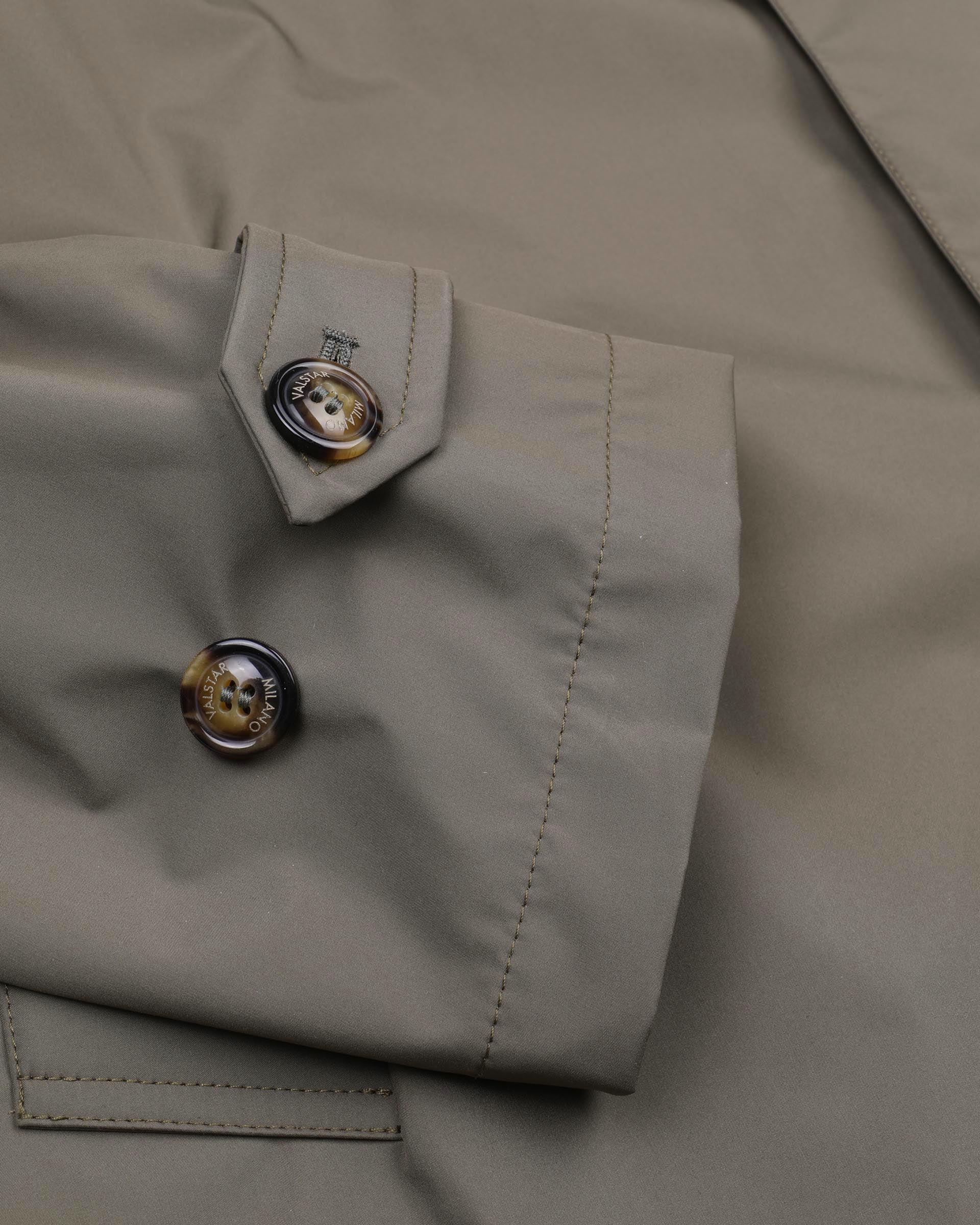 Impermeabile Milano tascabile in microfibra accoppiata a 3 strati, waterproof. Verde - Cappero