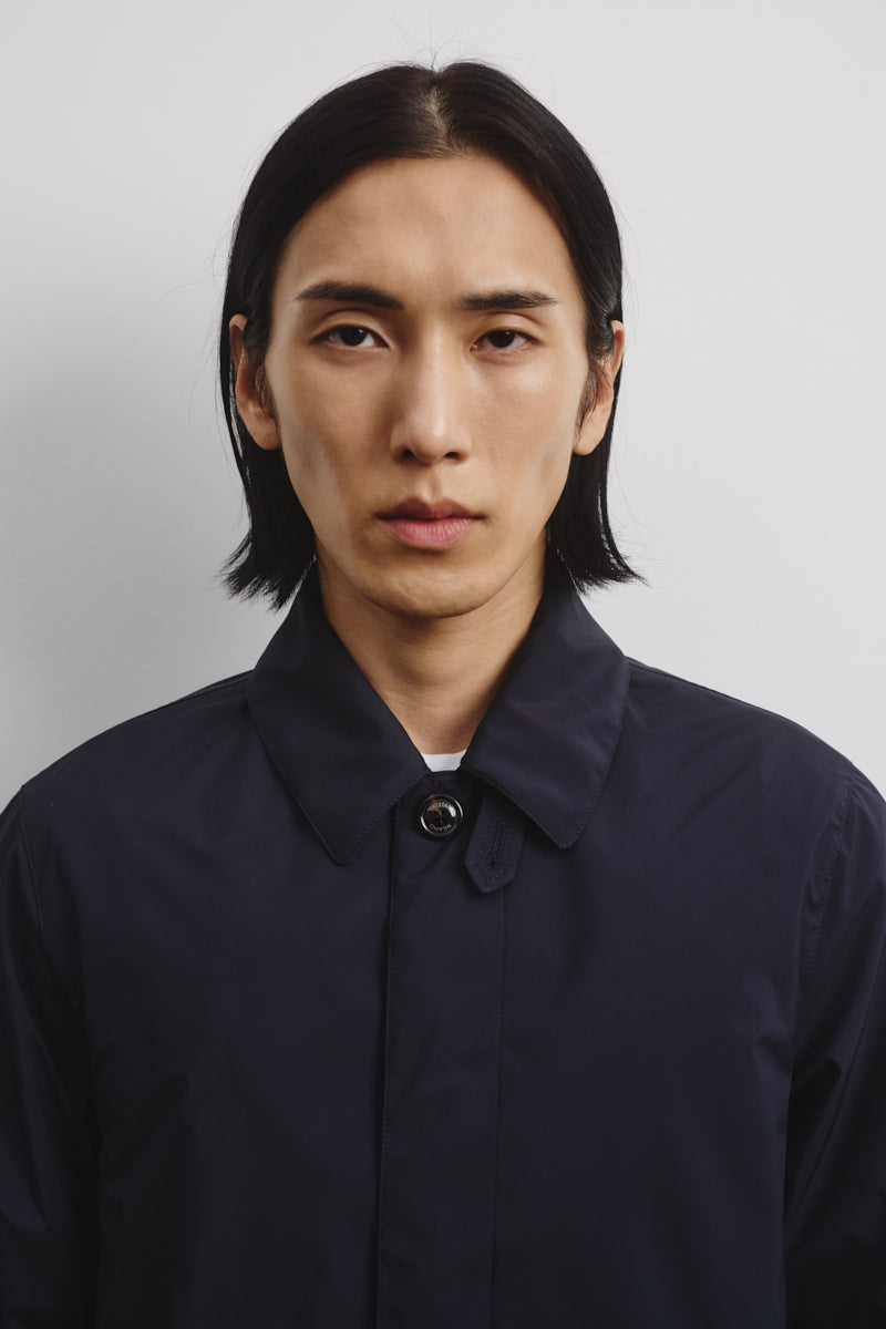 Impermeabile Milano tascabile in microfibra 3 layer, waterprof. - Navy blue