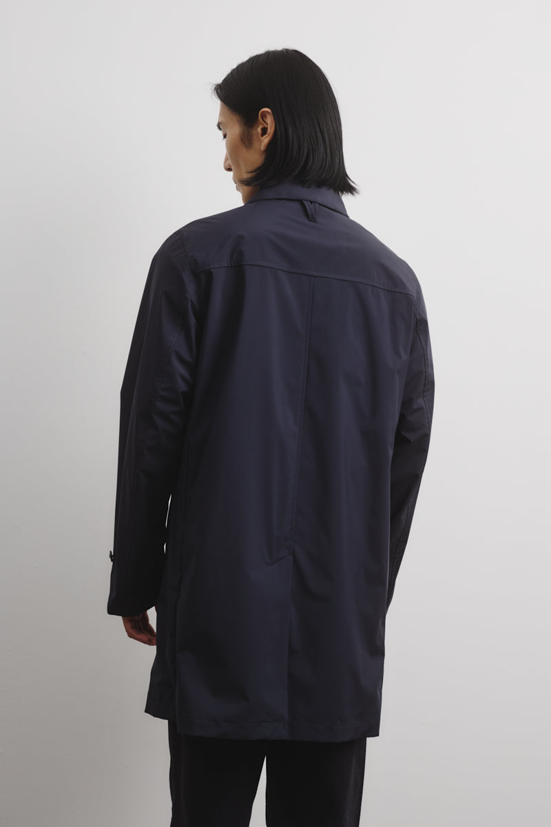 Impermeabile Milano tascabile in microfibra 3 layer, waterprof. - Navy blue