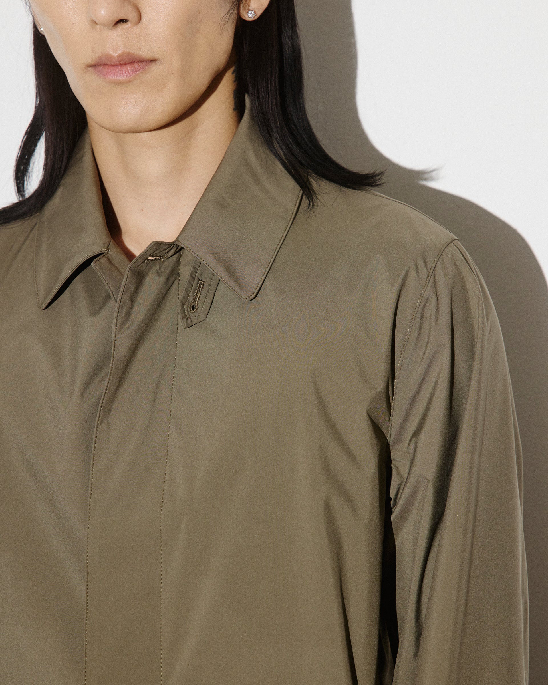 UOMO-TRENCH (MILANO) TASCABILE IN TESSUTO MICROFIBRA 3 LAYERS WATER-PROOF TRASPIRANTE, SEMI-FODERATO - Cappero