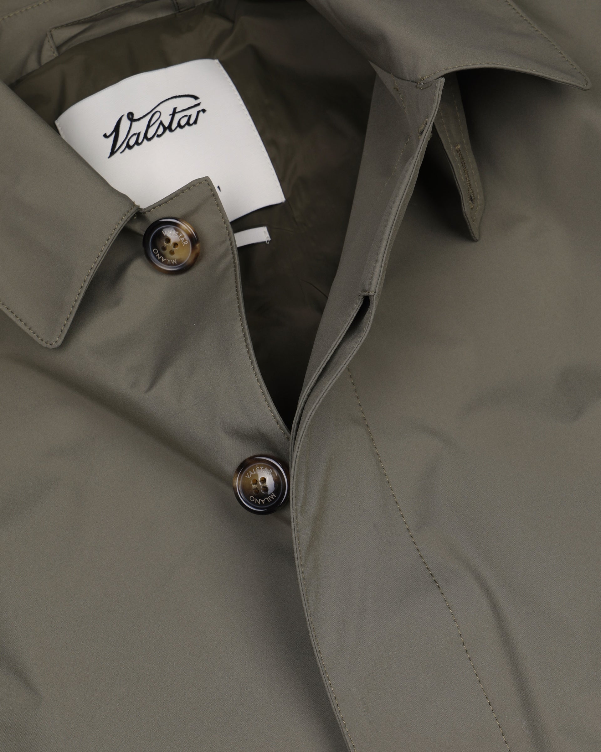 UOMO-TRENCH (MILANO) TASCABILE IN TESSUTO MICROFIBRA 3 LAYERS WATER-PROOF TRASPIRANTE, SEMI-FODERATO - Cappero