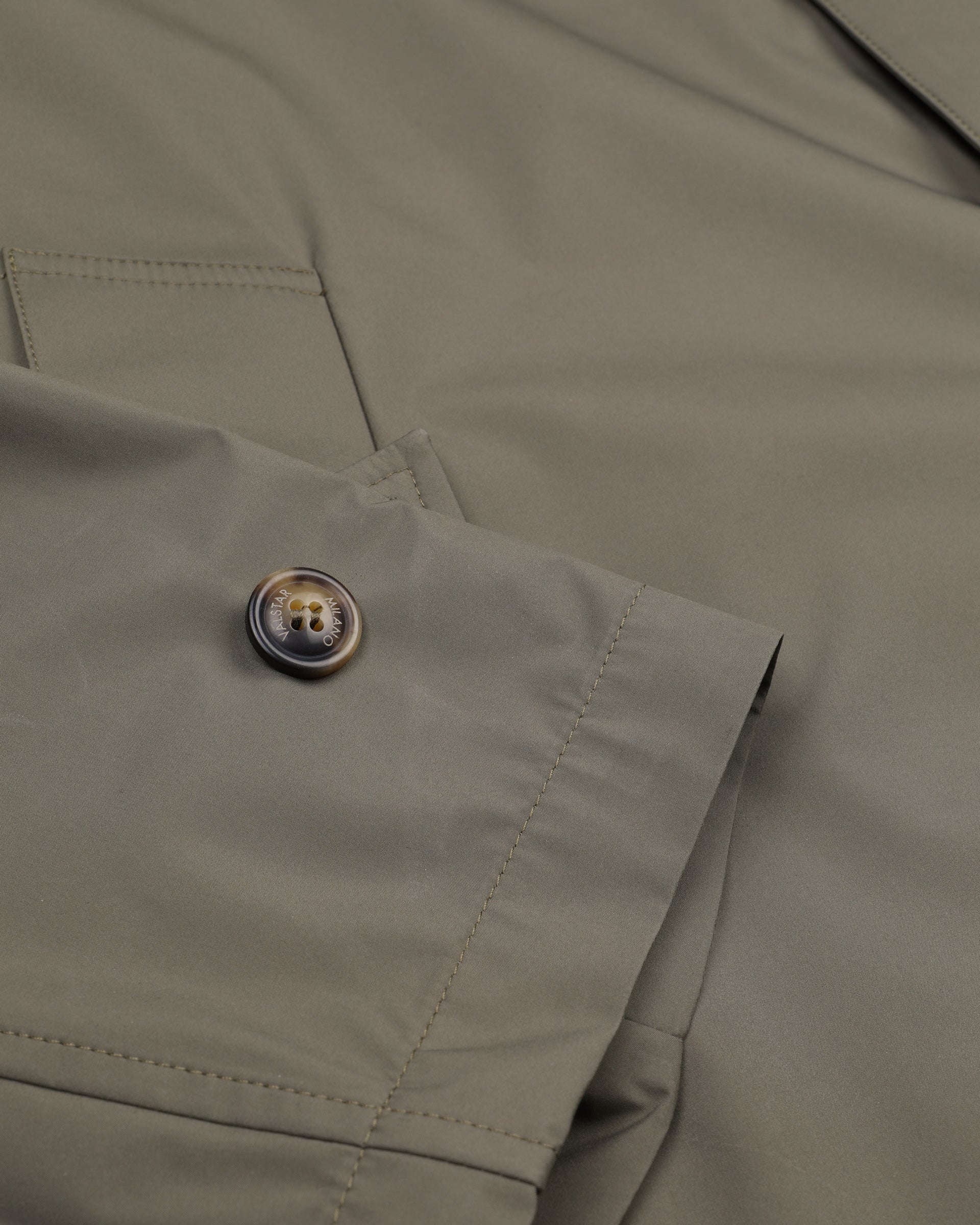 UOMO-TRENCH (MILANO) TASCABILE IN TESSUTO MICROFIBRA 3 LAYERS WATER-PROOF TRASPIRANTE, SEMI-FODERATO - Cappero