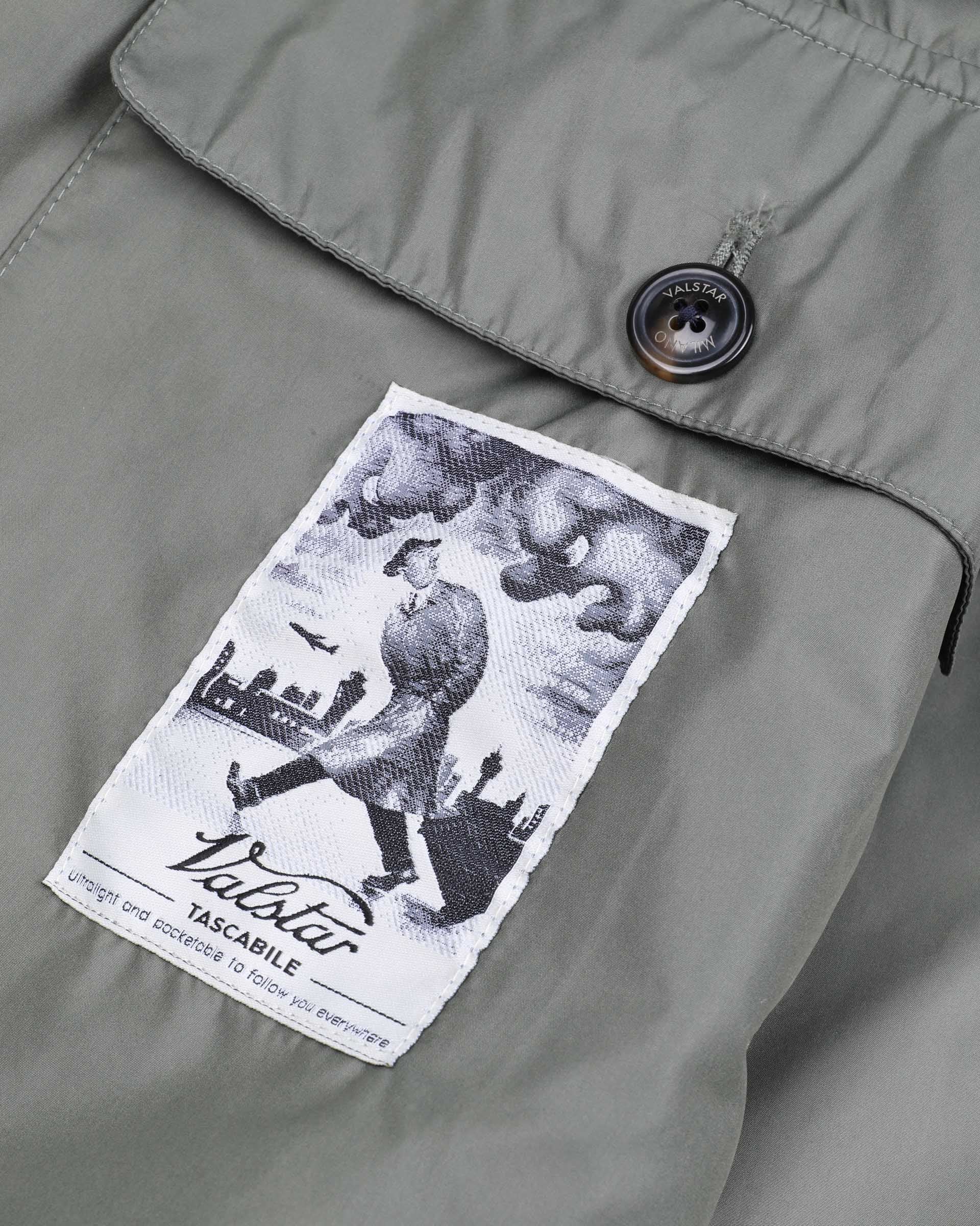 Impermeabile Milano tascabile in microfibra water repellent, foderato. Blu - Navy