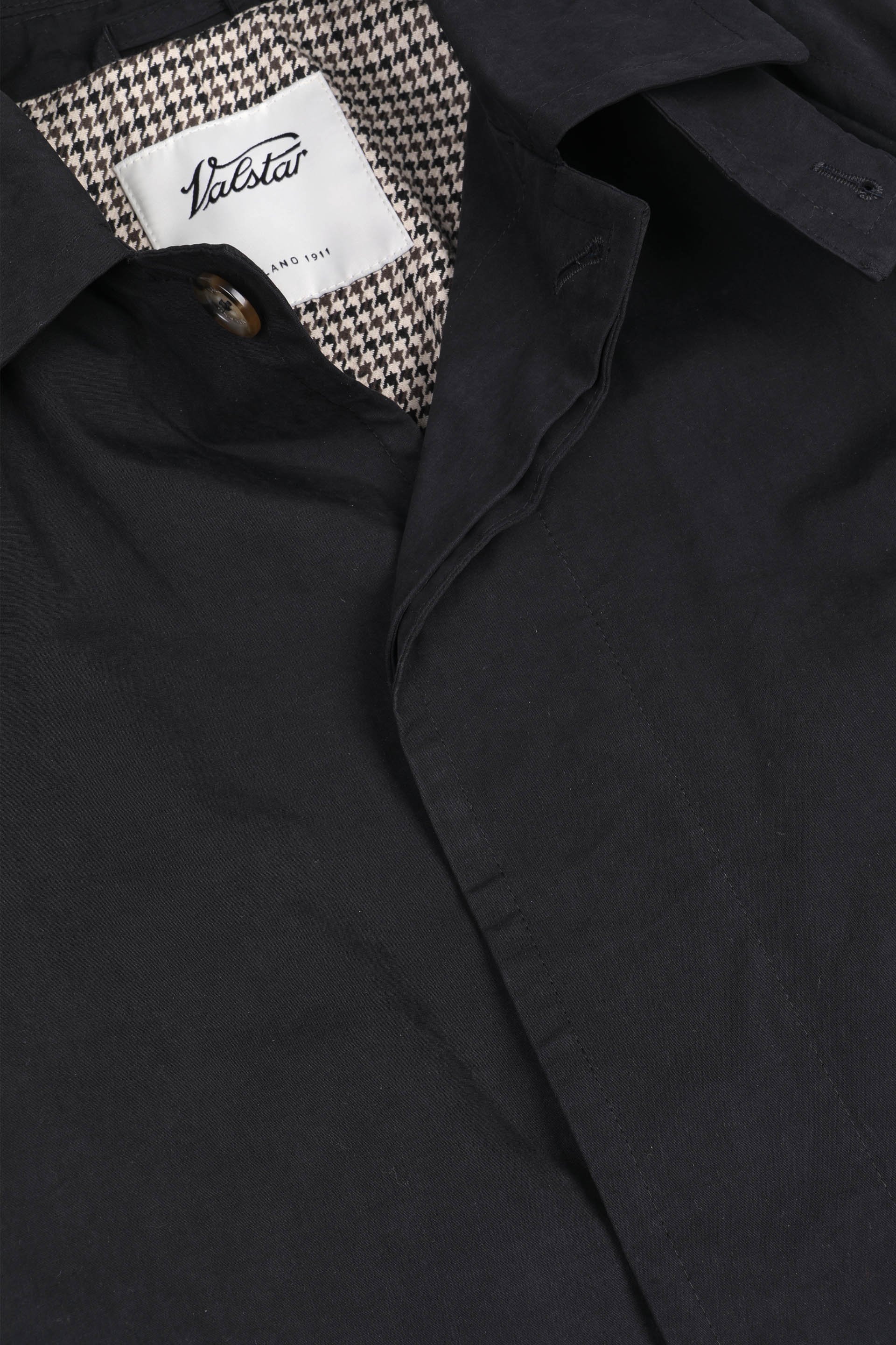 TRENCH HUMPHREY, FODERATO, TESSUTO MISTO COTONE/NYLON CERATO , WR - Navy blue