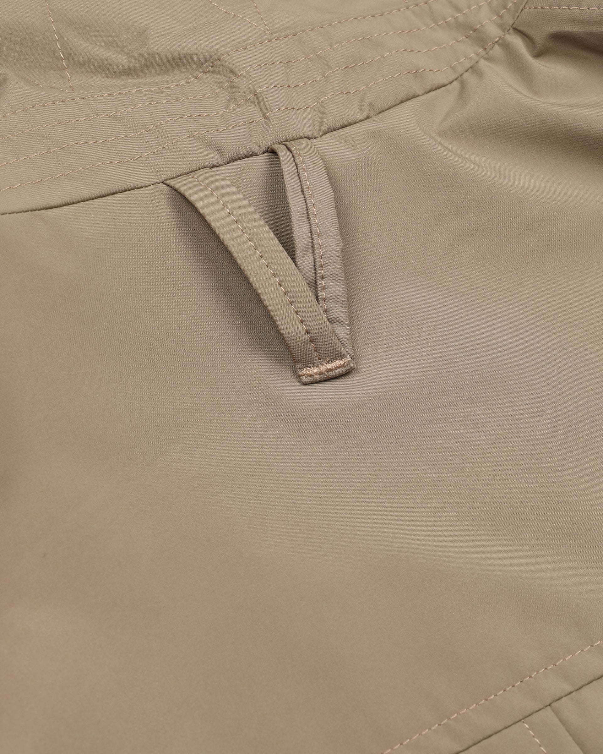 Impermeabile Milano tascabile in microfibra waterproof, foderato. Beige - Avana