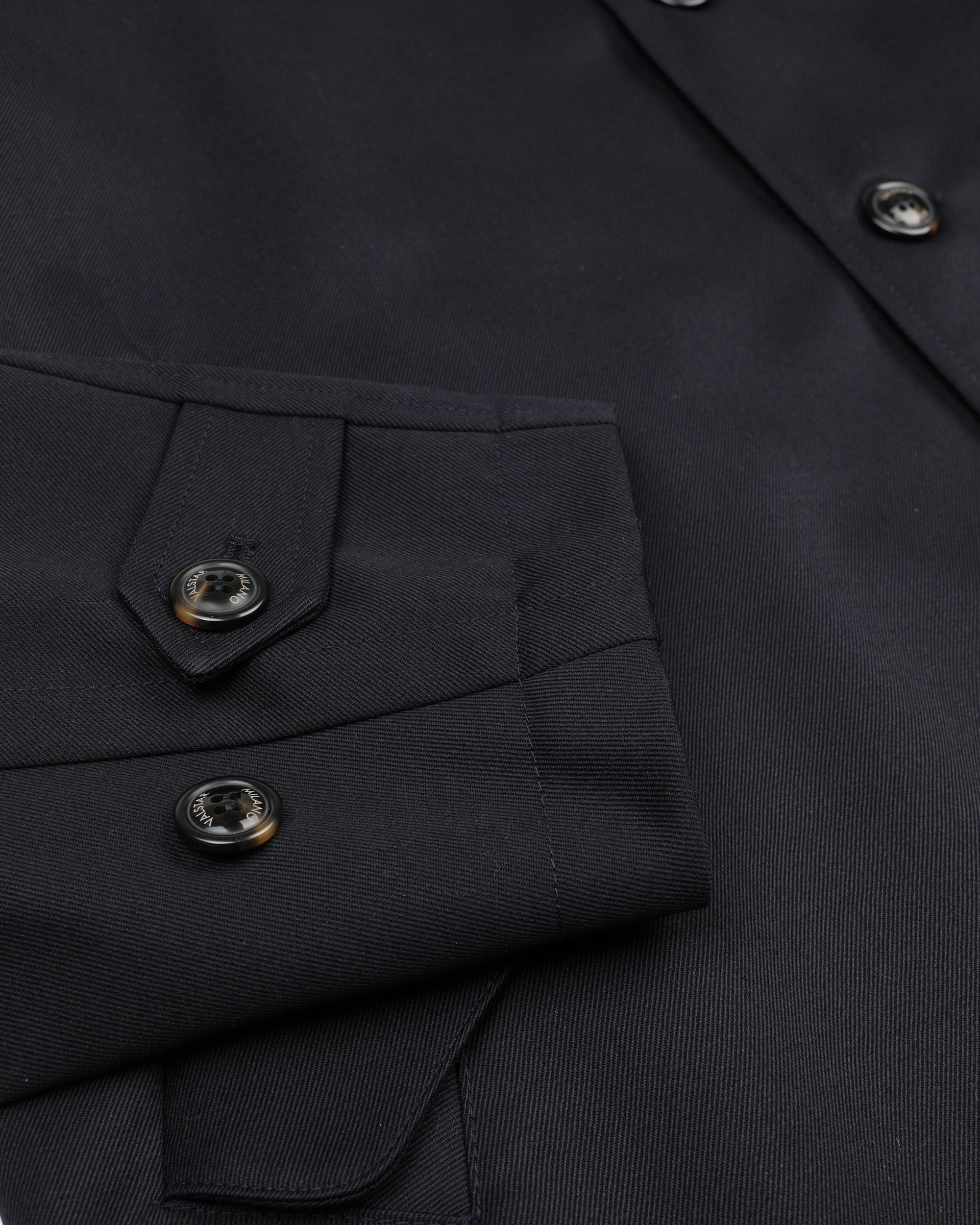 Cappotto Joyce in twill di pura lana vergine pettinata water repellent, foderato. Blu - Navy