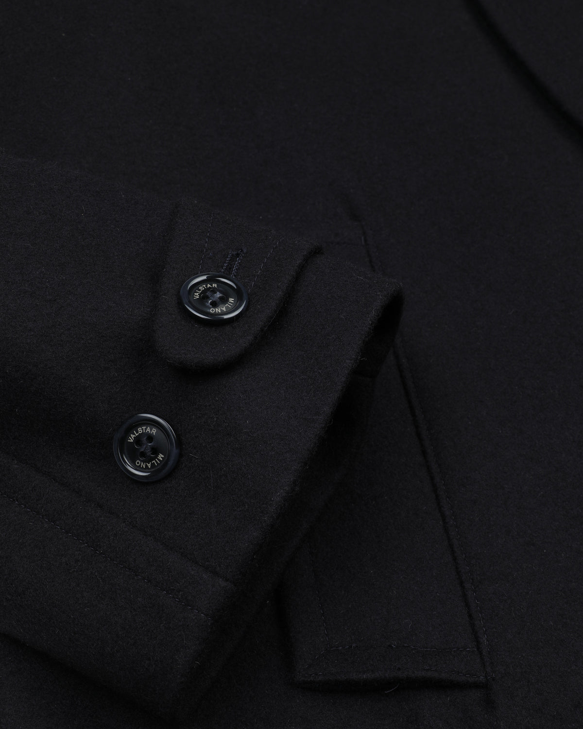 Cappotto Vittorio in panno di misto lana, foderato. Blu - Navy