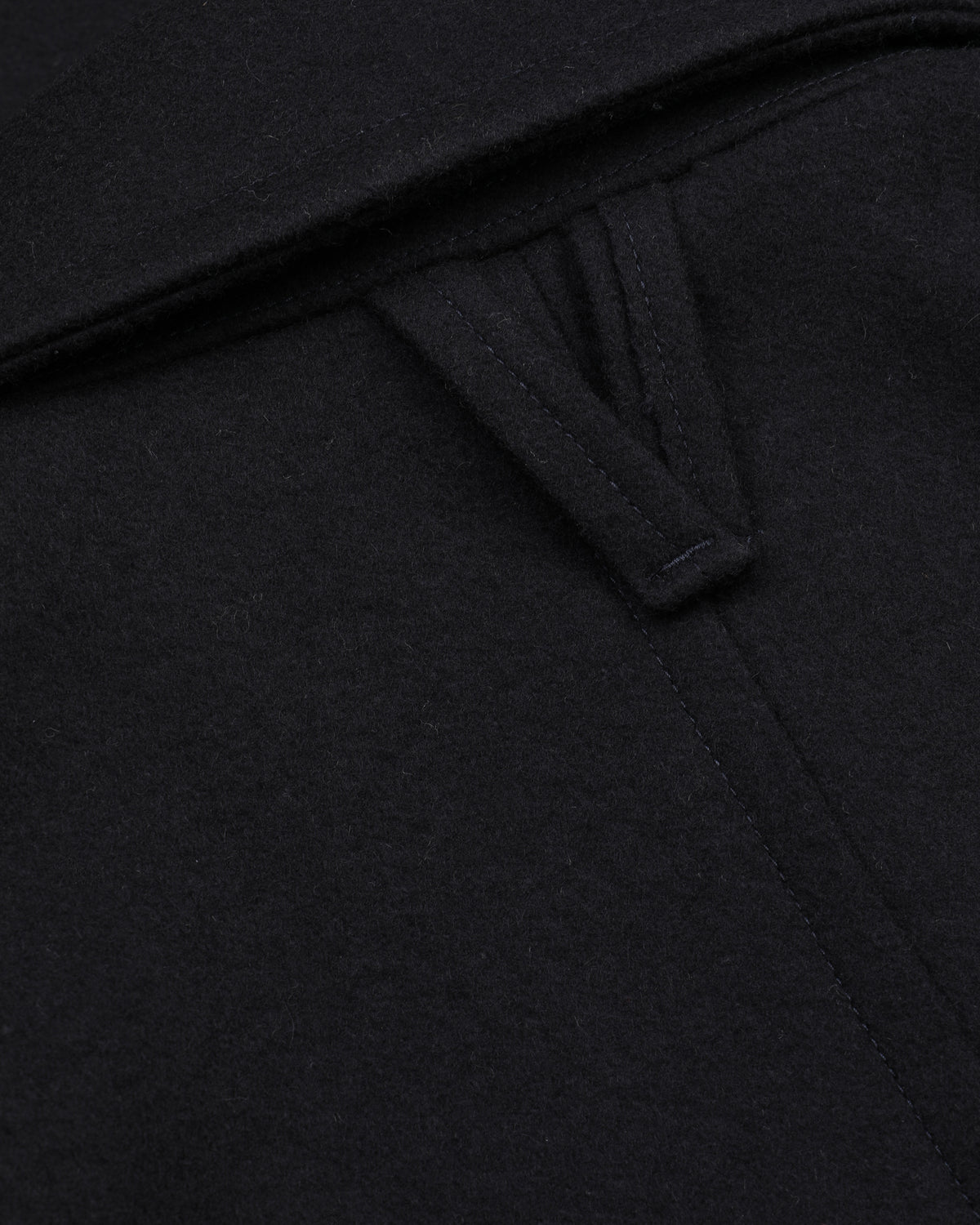 Cappotto Vittorio in panno di misto lana, foderato. Blu - Navy
