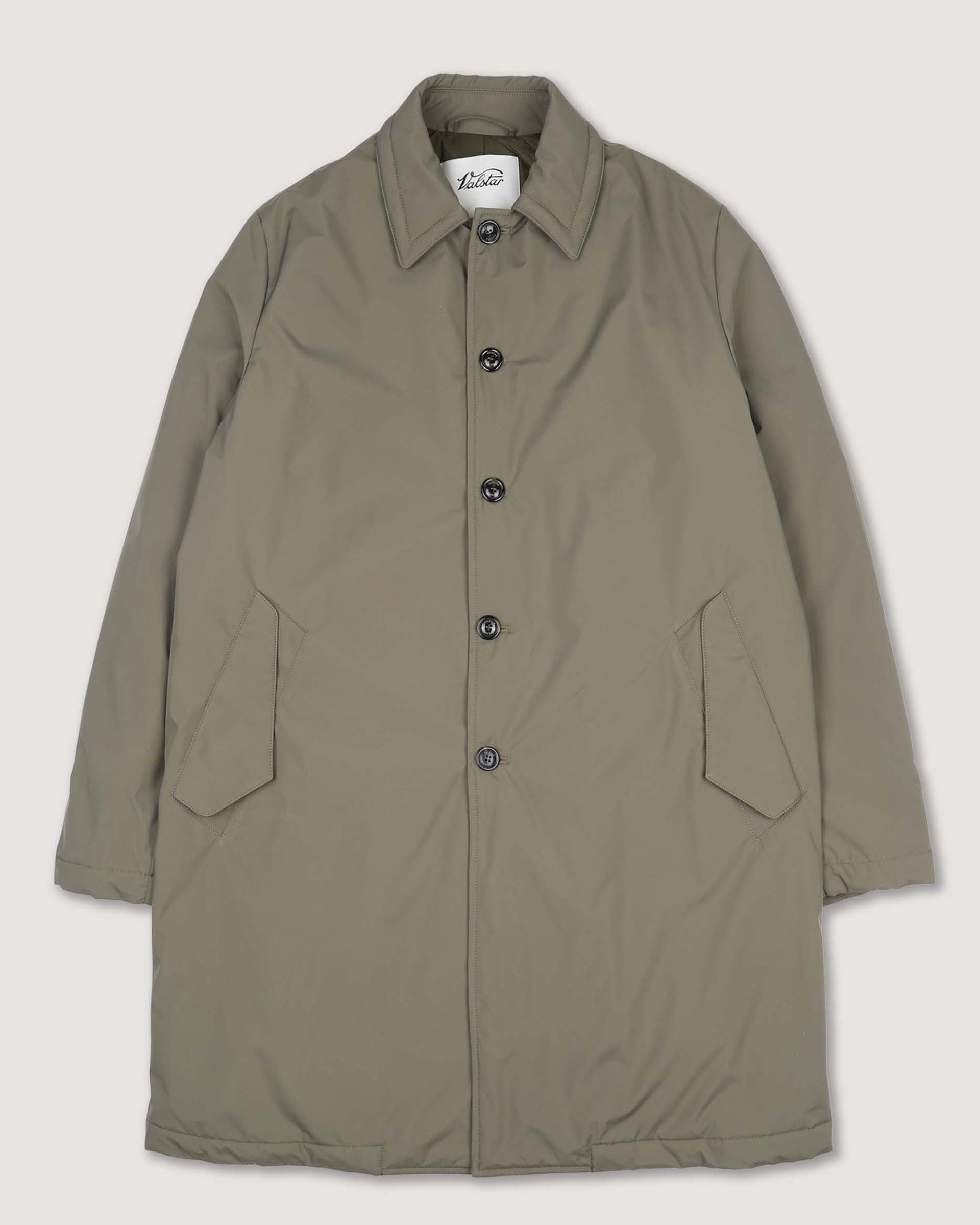 UOMO-OVERCOAT IN TESSUTO MICROFIBRA WATER-PROOF TRASPIRANTE ,IMBOTTITO, FODERA TRAPUNTATA - Cappero