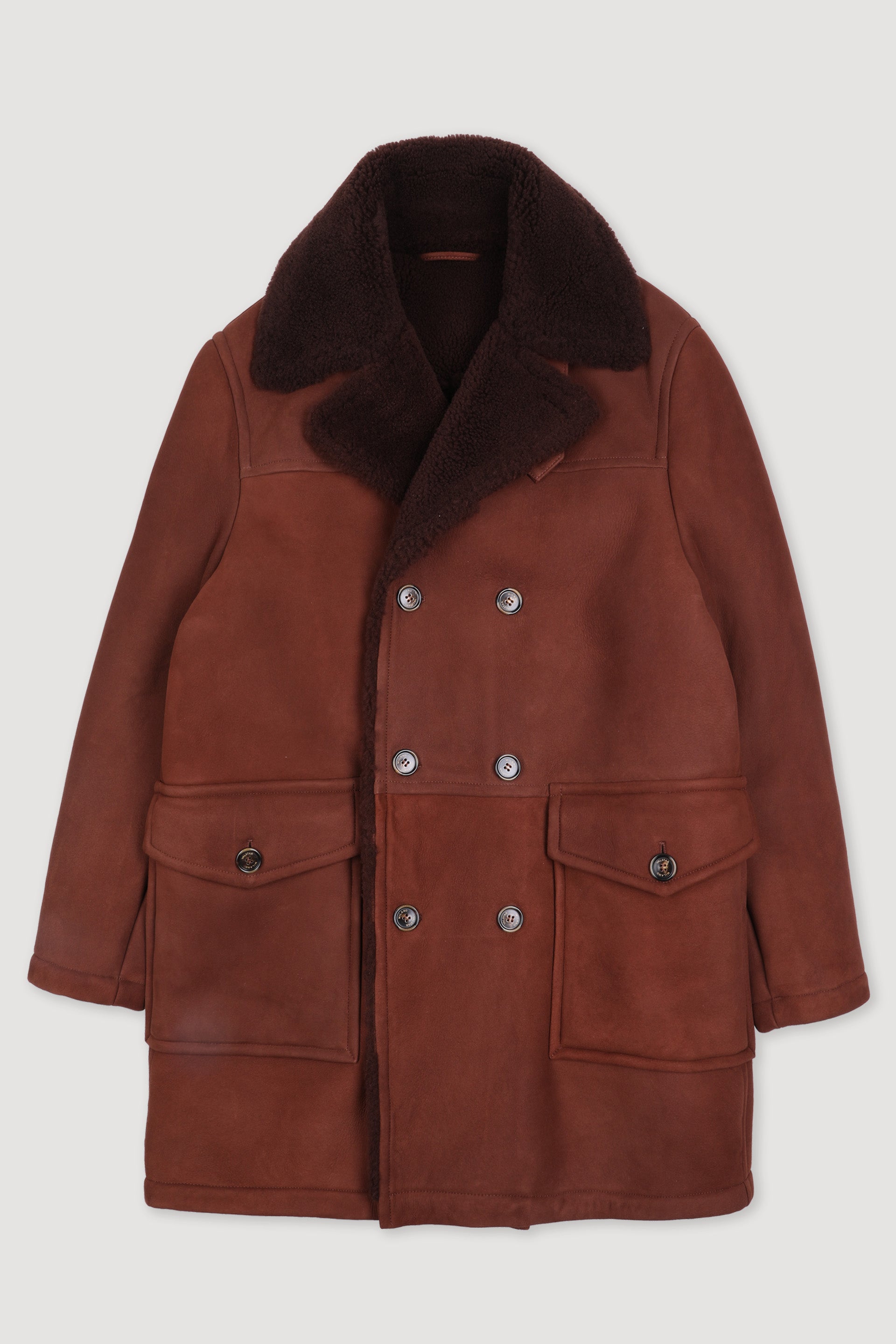 CAPPOTTO IN MONTONE - Burnt red/brown